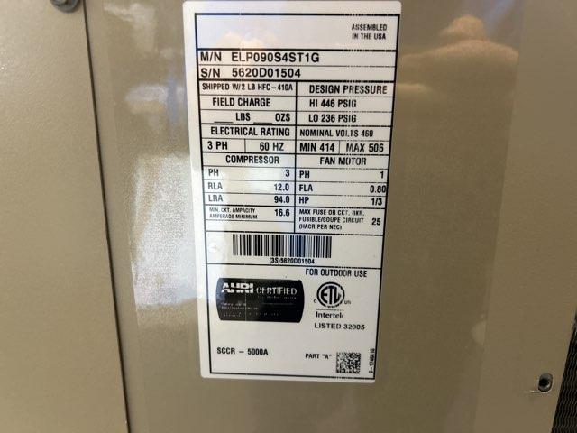 7.5 Ton 2-Stg SS Heat Pump 460/60/3 R410A 11 EER with 7.5 Ton AC/HP ECM Up/Horz Air Handler 460/60/3 - Image 3