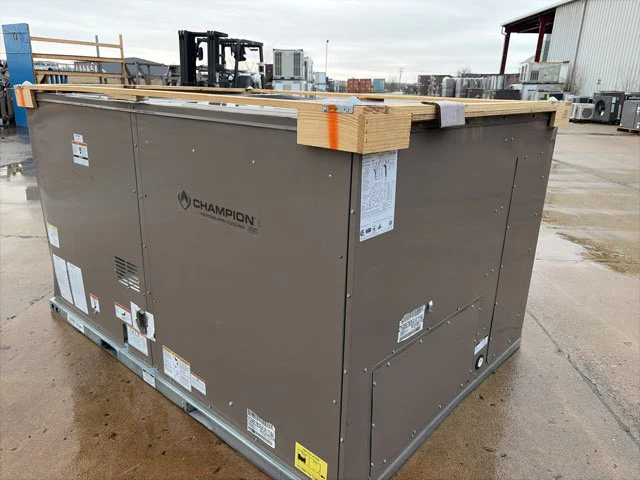 7.5 Ton Two-Stage Convertible Natural Gas/Electric Packaged Unit, 12 EER, 208-230/60/3, R410A