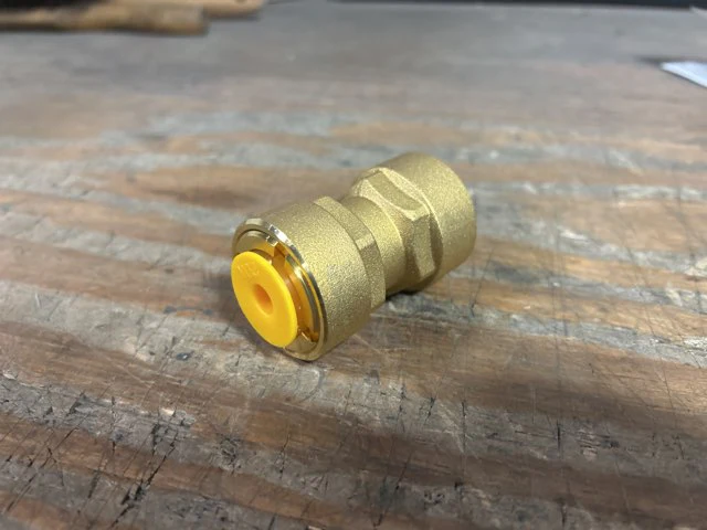 7/8" Brass Union Quick Connect Refrigerant Fitting - Image 3