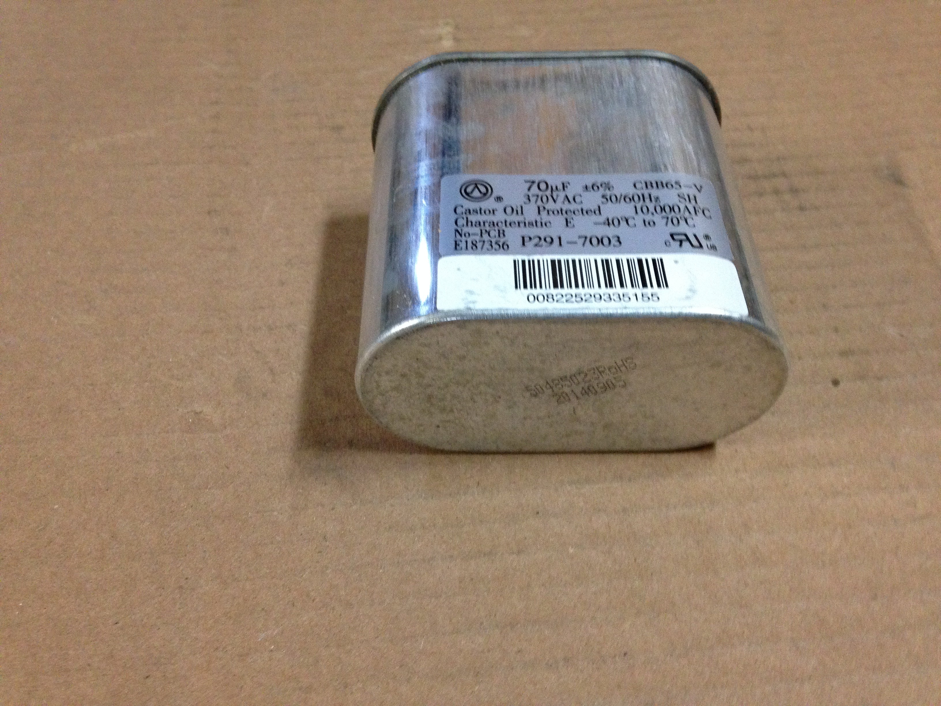 70 MFD x 370 VAC Oval Run Capacitor - Image 3