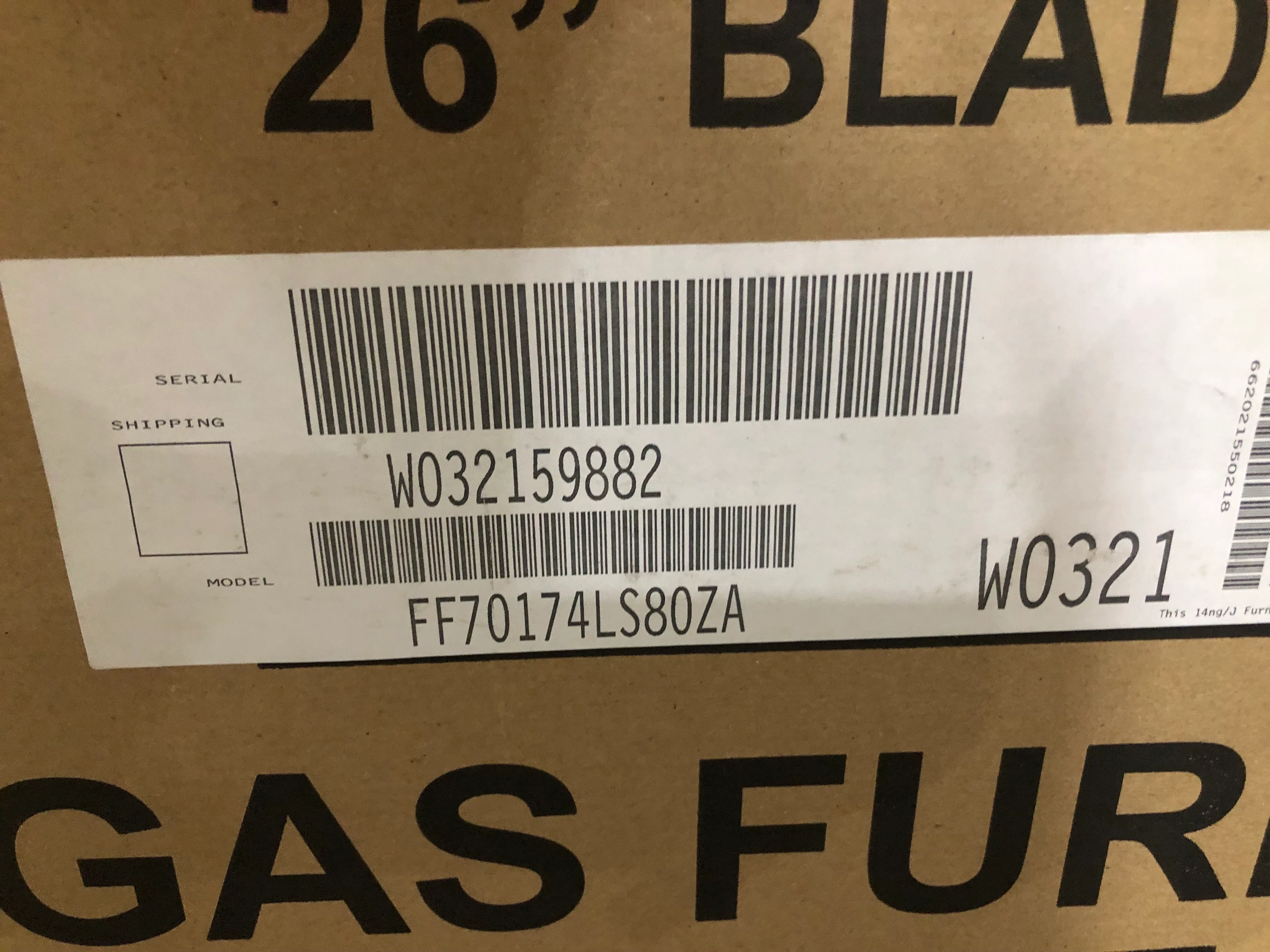 70000 BTU Single-Stage Upflow/Horizontal ECM Variable Speed Gas Furnace; 80%,115/60/1, CFM: 1498 - Image 3