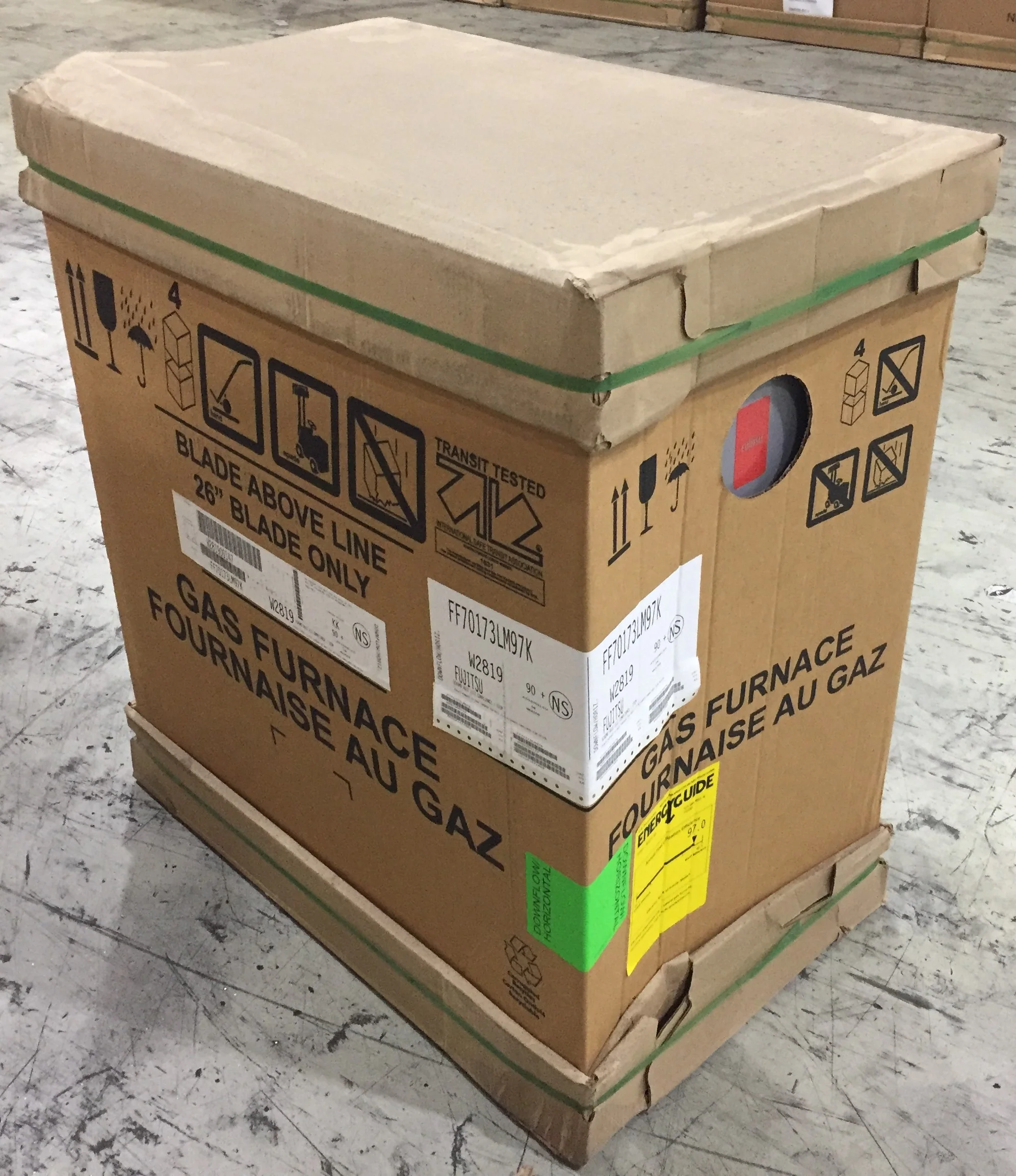 70000 BTU TWO-STAGE COMMUNICATING COMPATIBLE DOWNFLOW/HORIZONTAL ECM VARIABLE SPEED GAS FURNACE 97% AFUE 115/60/1 CFM: 1200 - Image 6