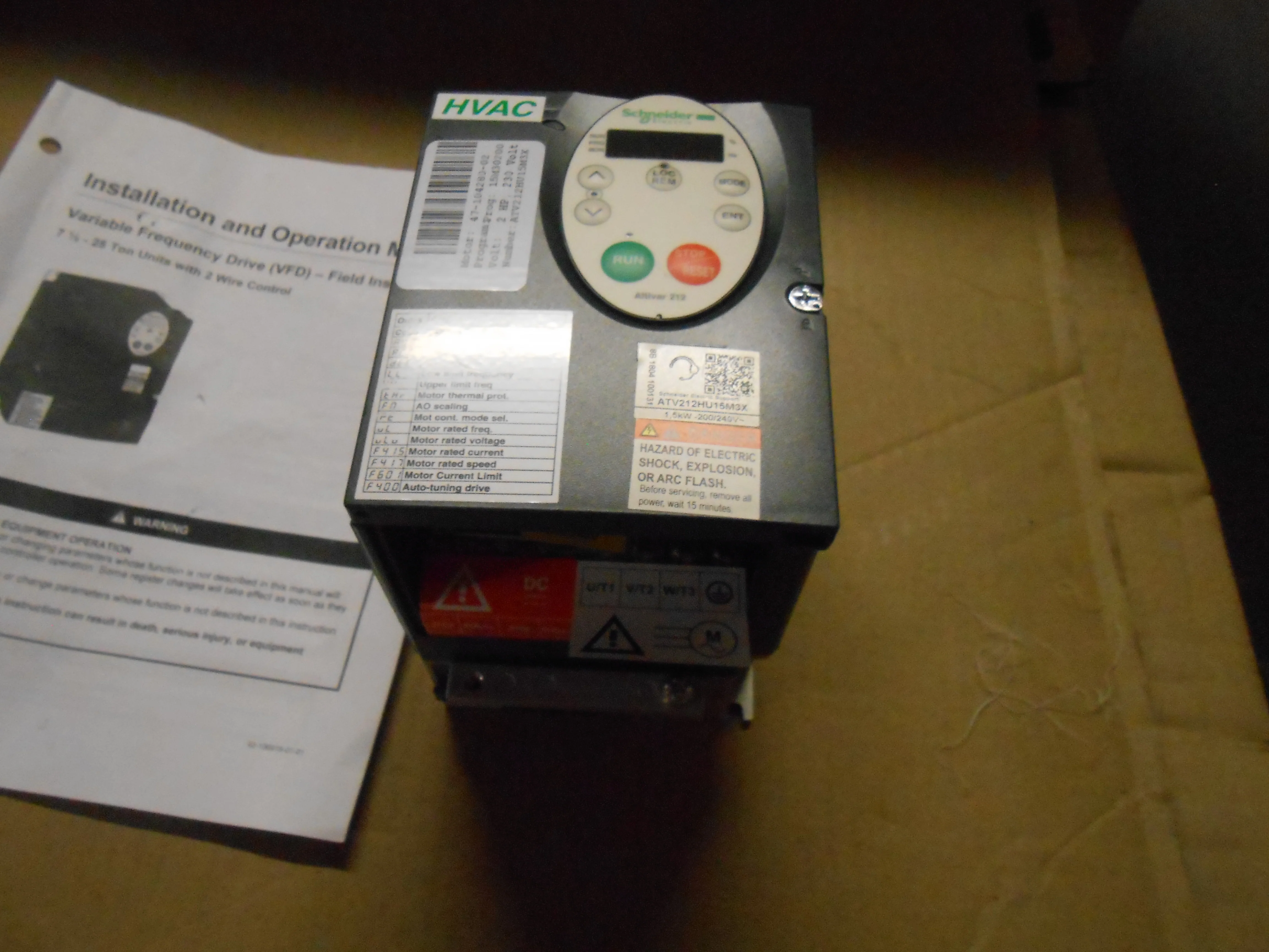7-1/2-25 Ton Variable Frequency Drive Kit 230V - Image 3