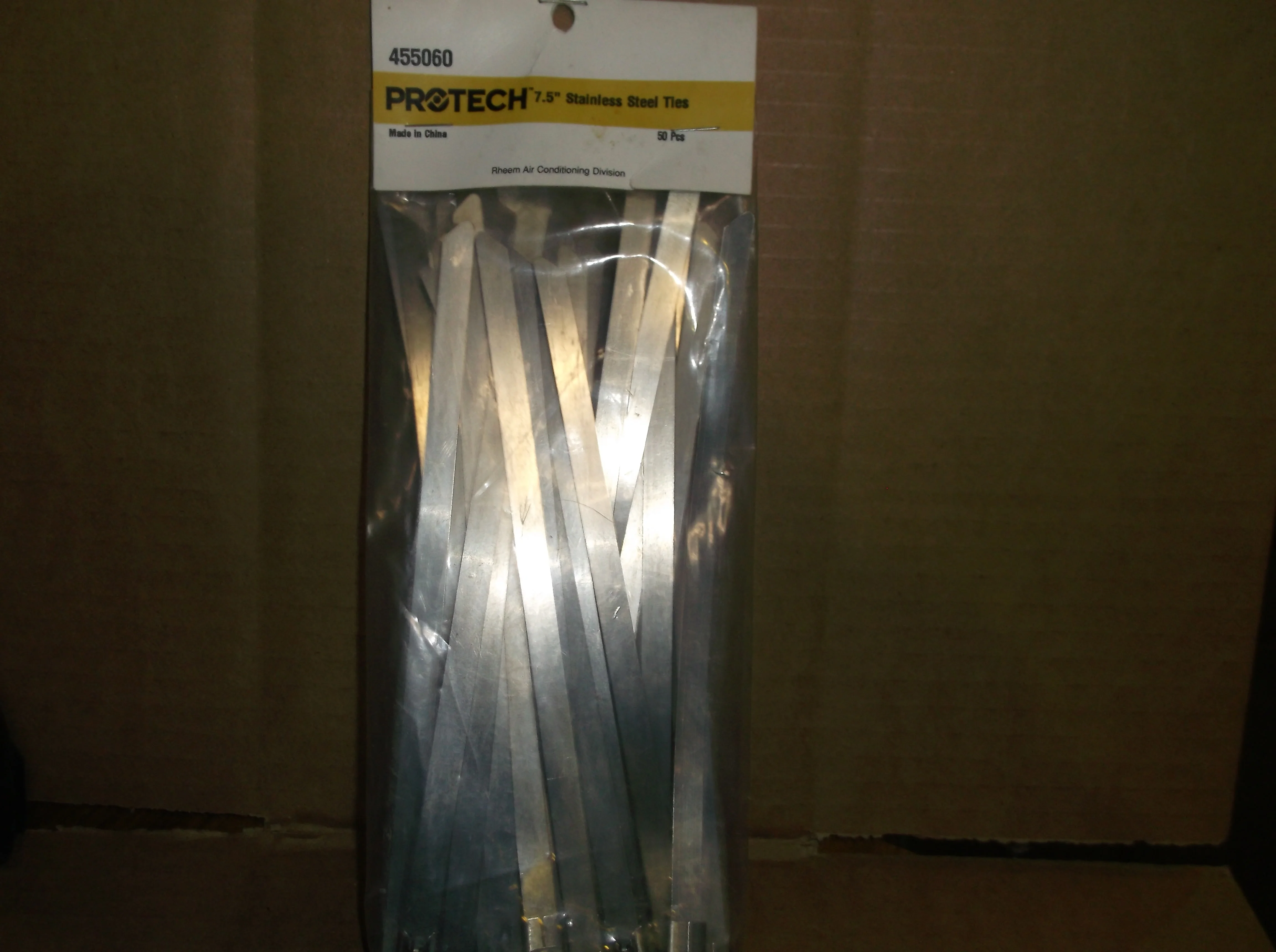 7-1/2"LONG STAINLESS STEEL WIRE TIES 250lb.TENSILE STRENGTH