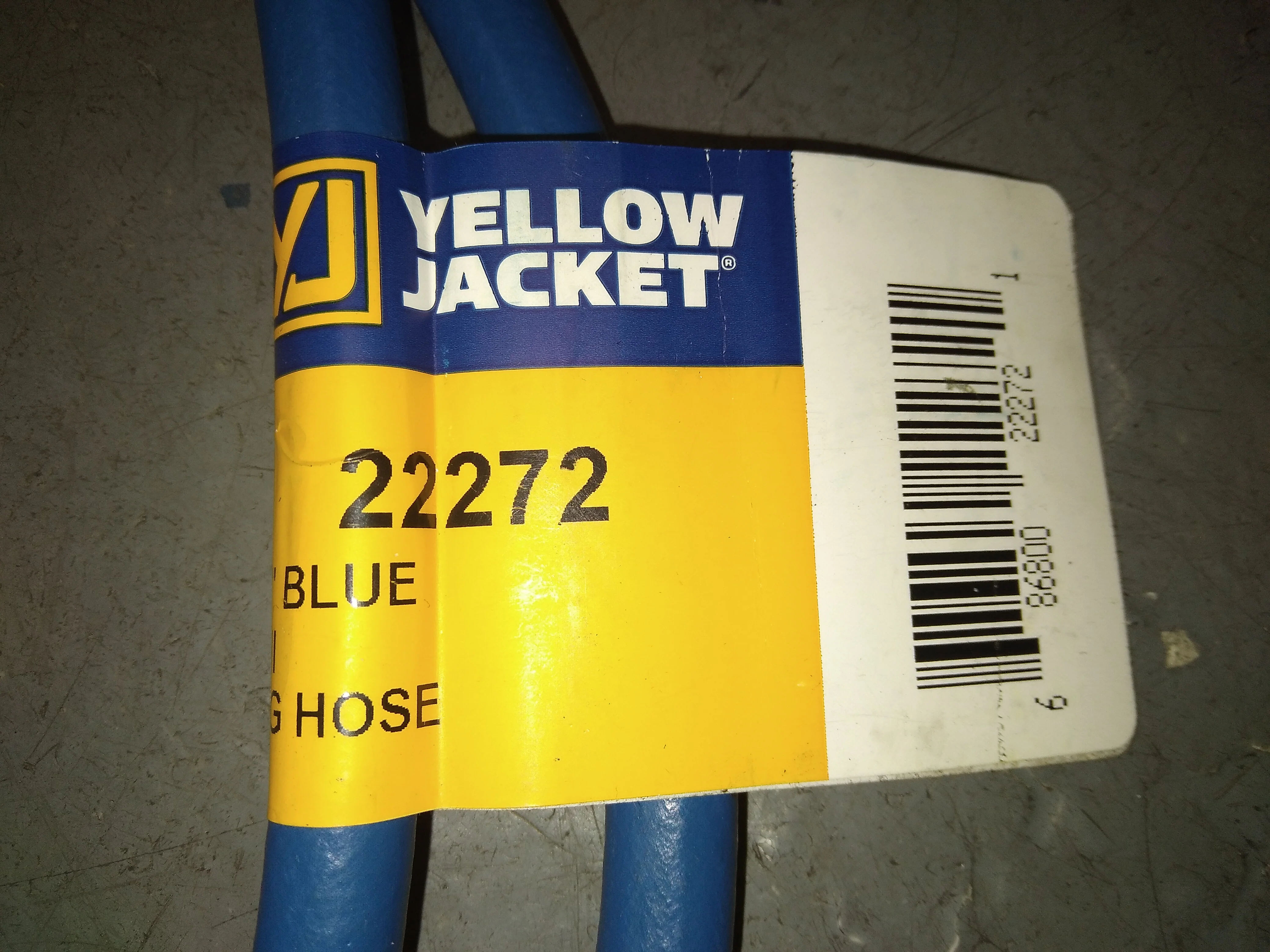 72" Blue II 1/4" Charge Hose - Image 4