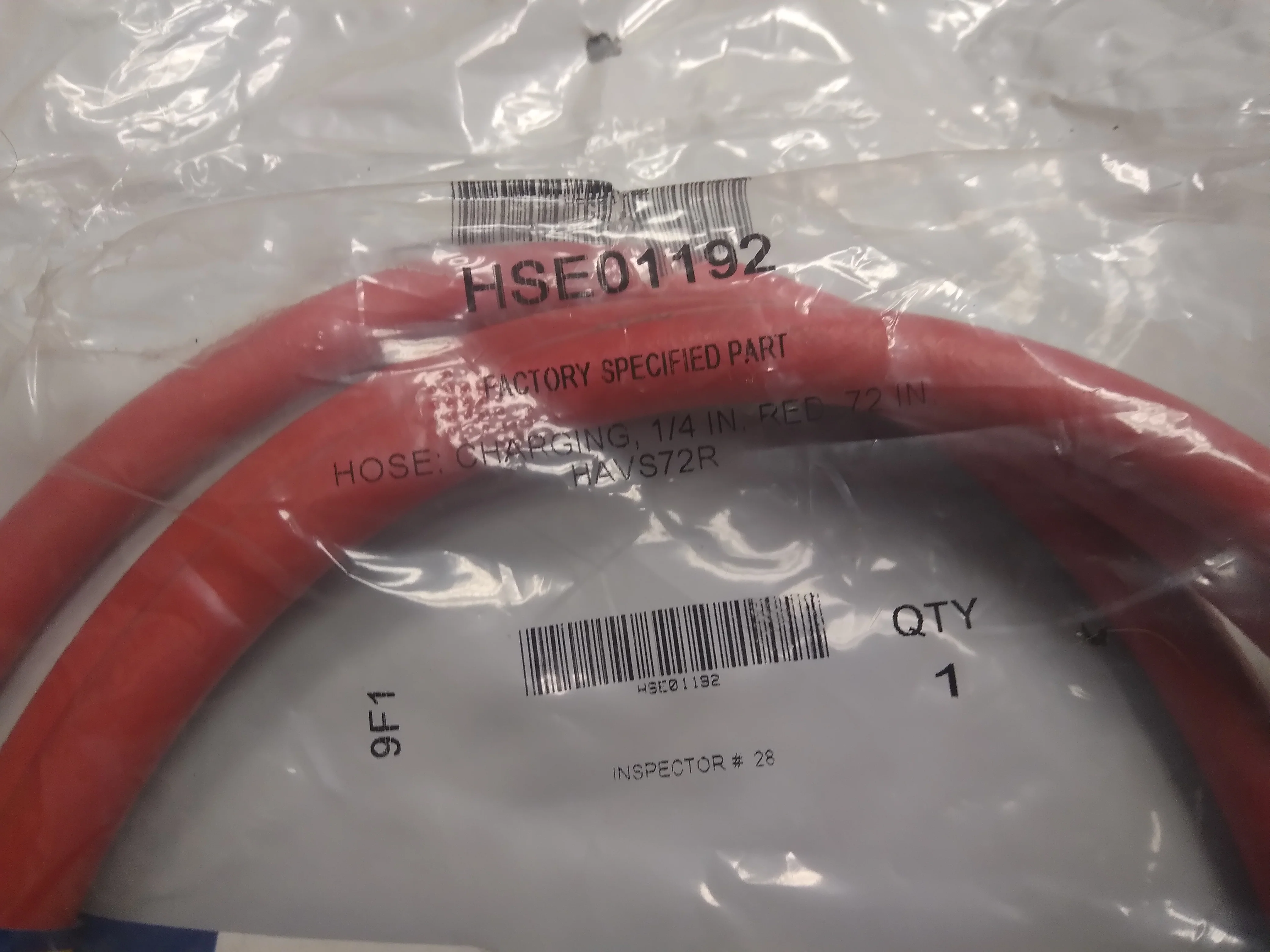72" Red Plus II, 1/4" Charge Hose - Image 5