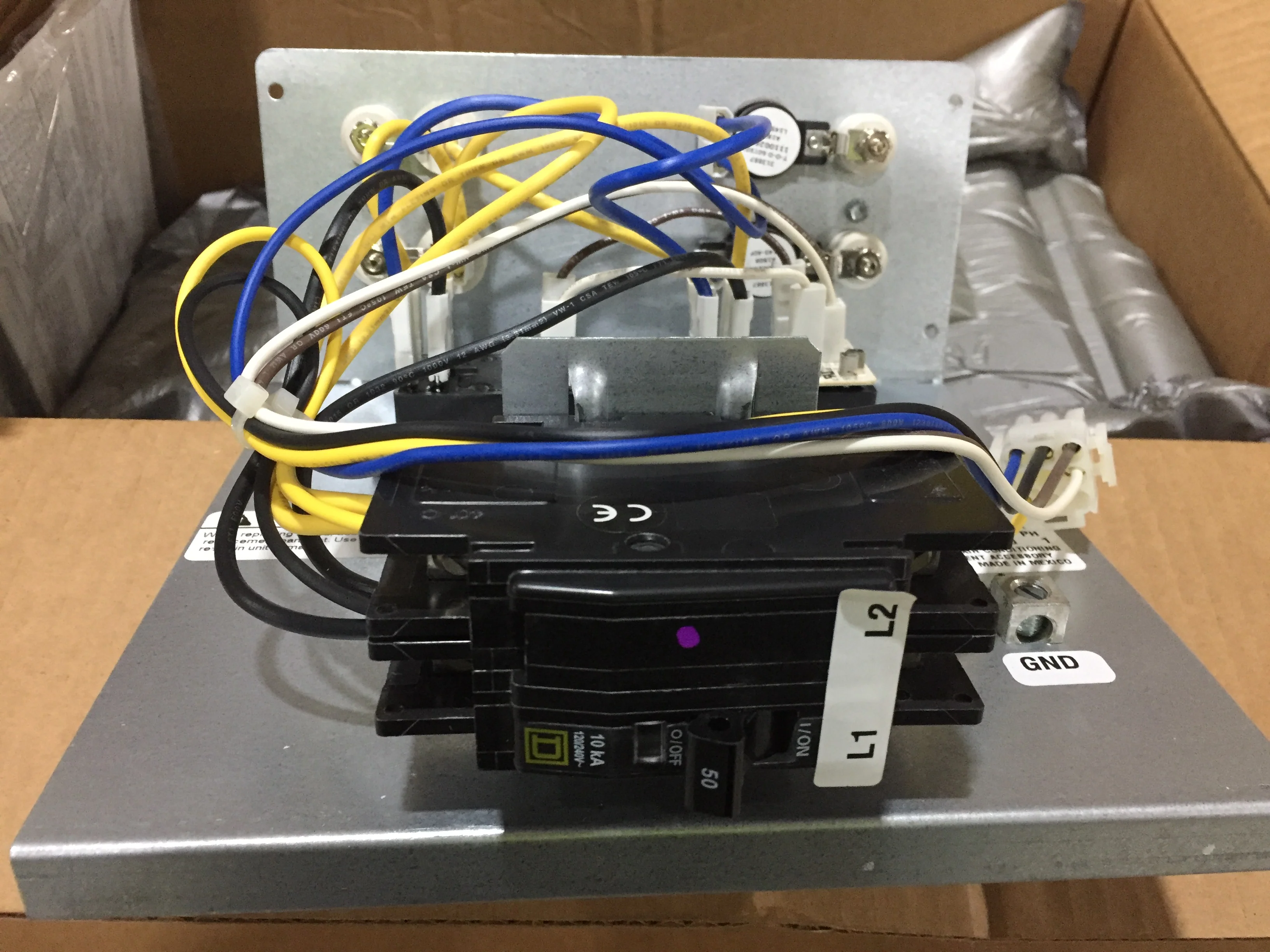 7.2 KW Electric Heat Strip 208/240/60/1 - Image 2