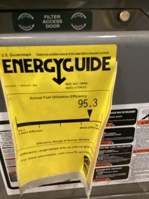 75,000 BTU Modulating Upflow ECM Variable Speed Comm Compatible Gas Furnace 95.3% 115/60/1 CFM: 1200 - Image 4