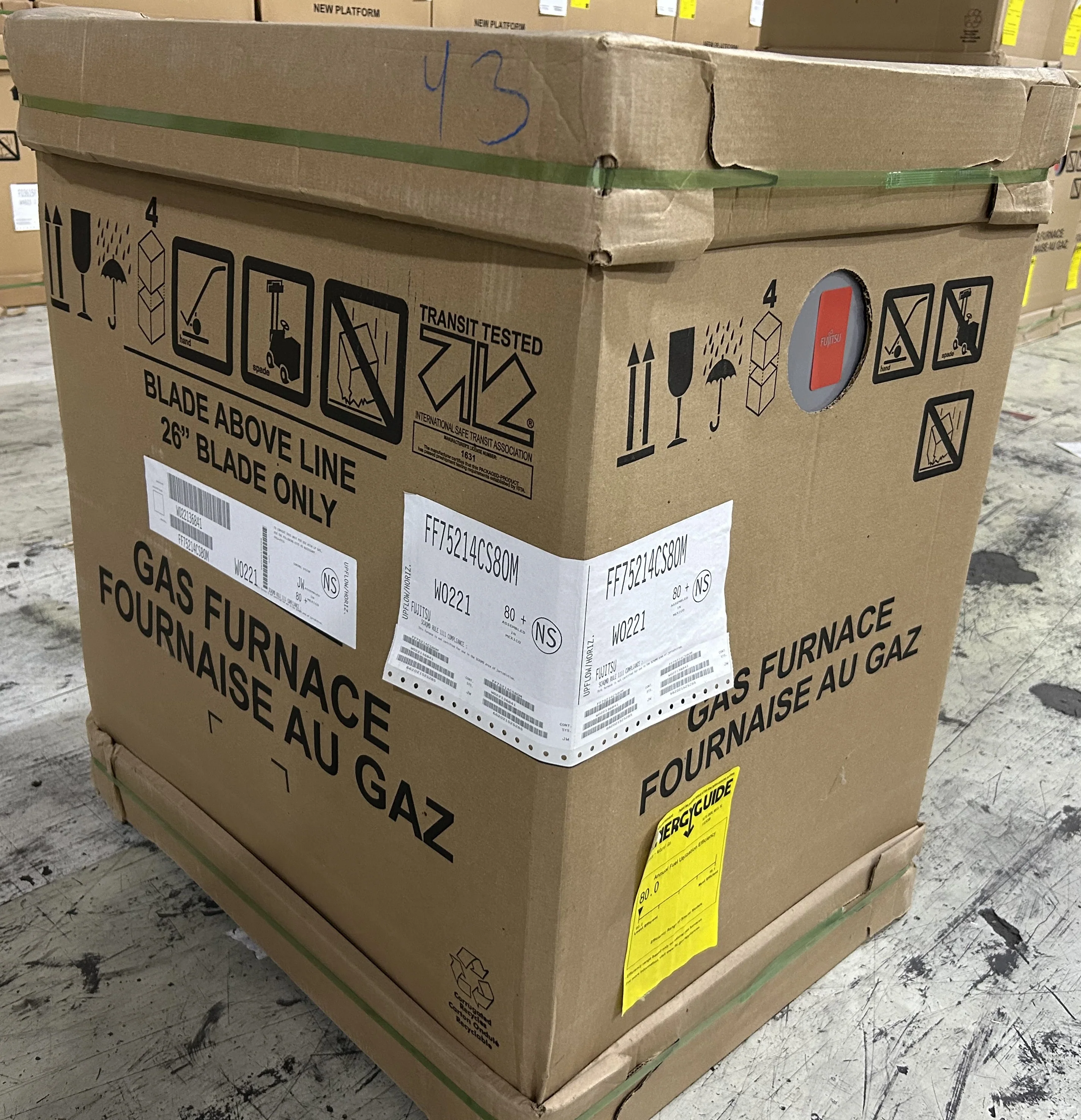 75,000 BTU Single-Stage Upflow/Horizontal ECM Multi Speed Gas Furnace 80% Afue 115/60/1 Cfm: 1785 - Image 5