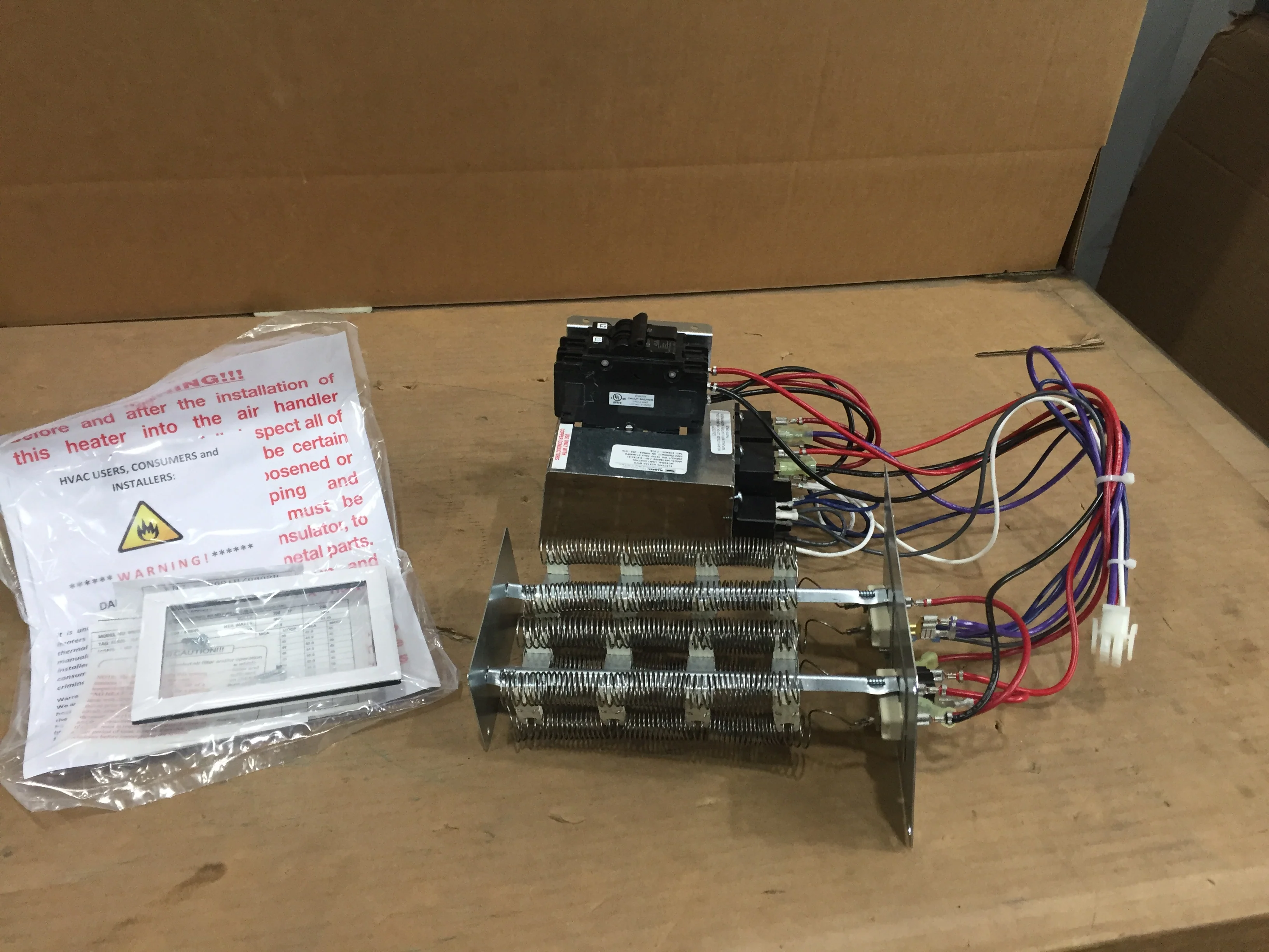 7.5 kW Electric Heat Kit: 240/60/1 - Image 7