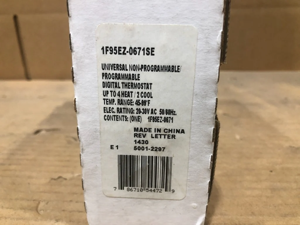 7-Day Programmable Or Non-Programmable 4H/2C Multi-Stage 20-30V Heat Pump Thermostat - Image 3