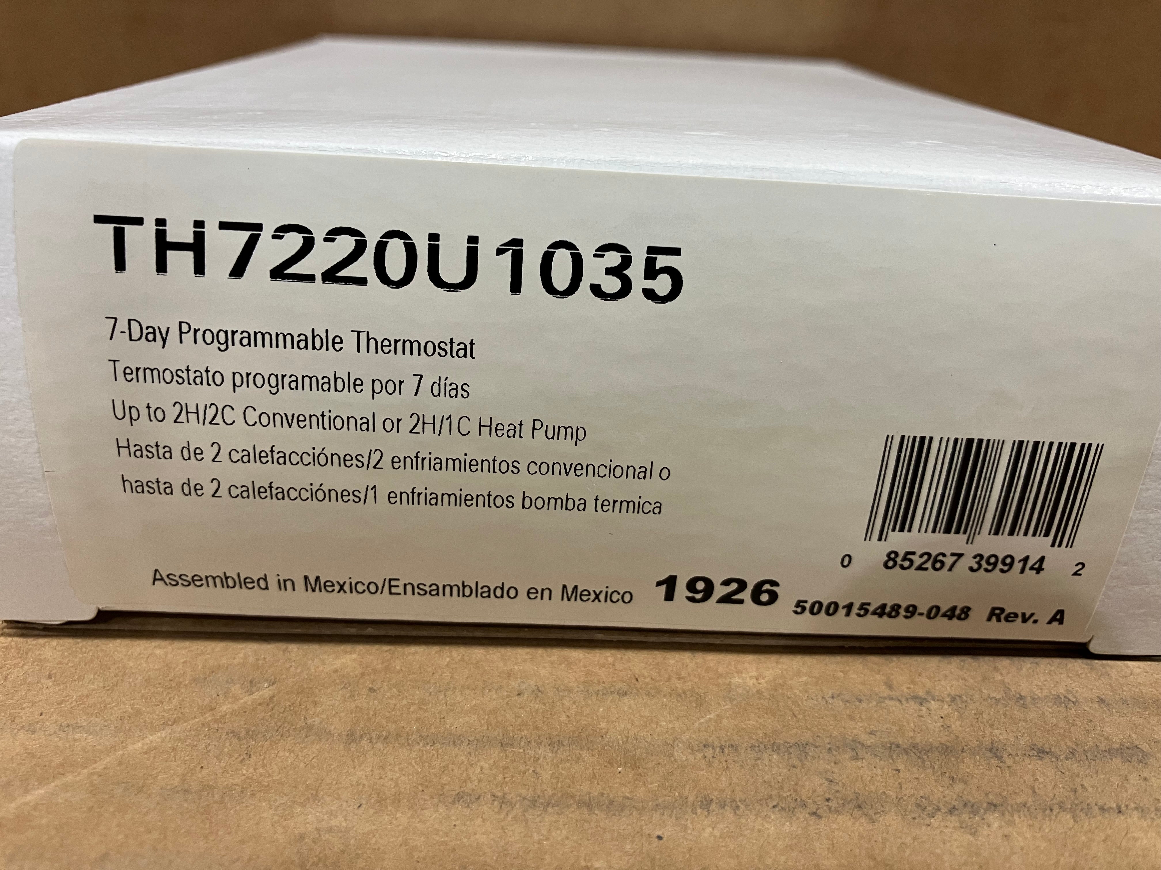 7-Day Touchscreen Programmable Thermostat 2 Heat/2 Cool Conventional/Heat Pump - Image 6