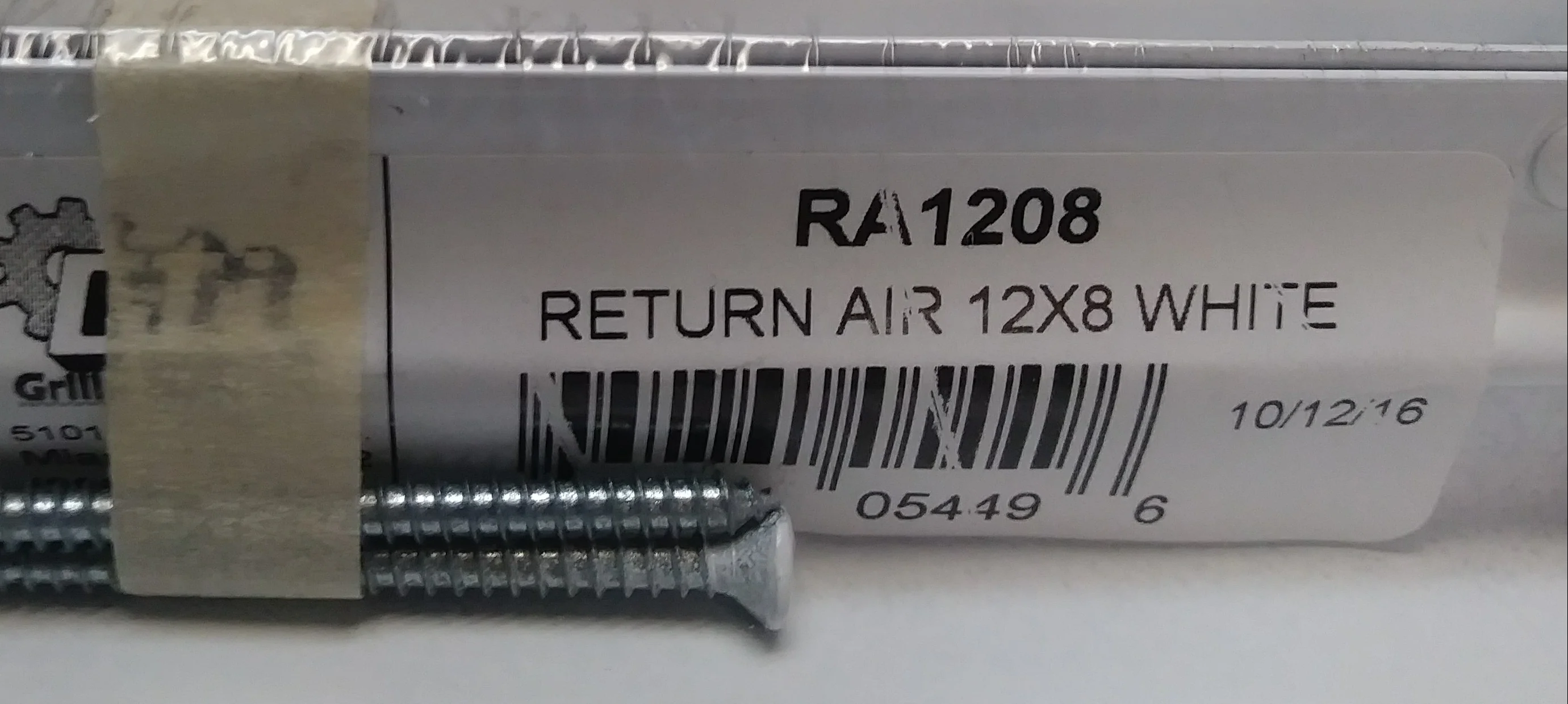 8" X 12" ALUMINUM RETURN AIR GRILLE - Image 3