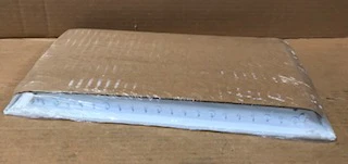8" X 16" WHITE STEEL SINGLE DEFLECTION VERTICAL SUPPLY REGISTER/W MULTI-LOUVER DAMPER - Image 2