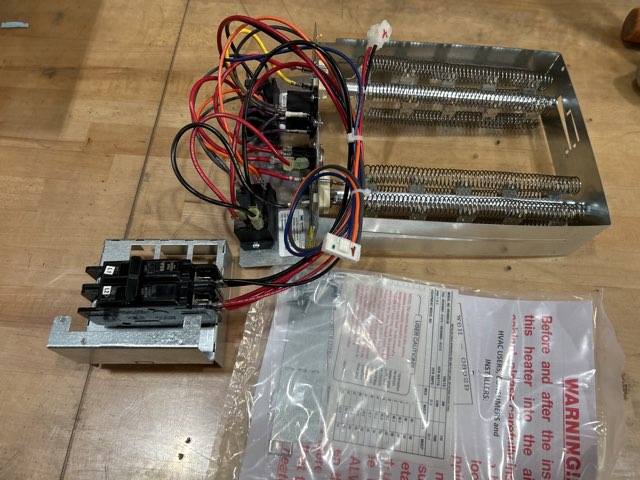 8 Kw Electric Heat Kit, 208-240/60/1