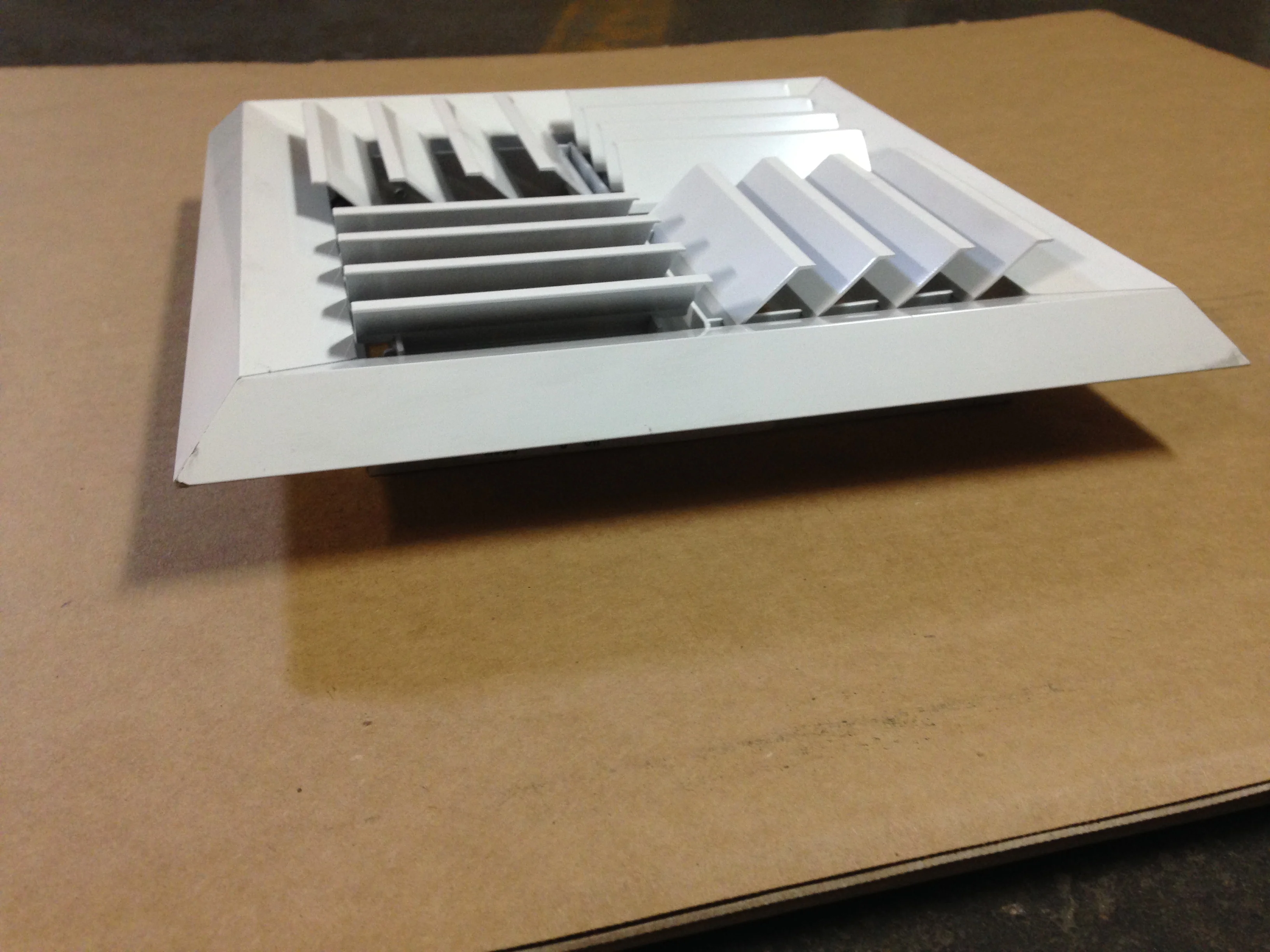 8" X 8" MODULAR DIFFUSER, ALUMINUM, WHITE - Image 2
