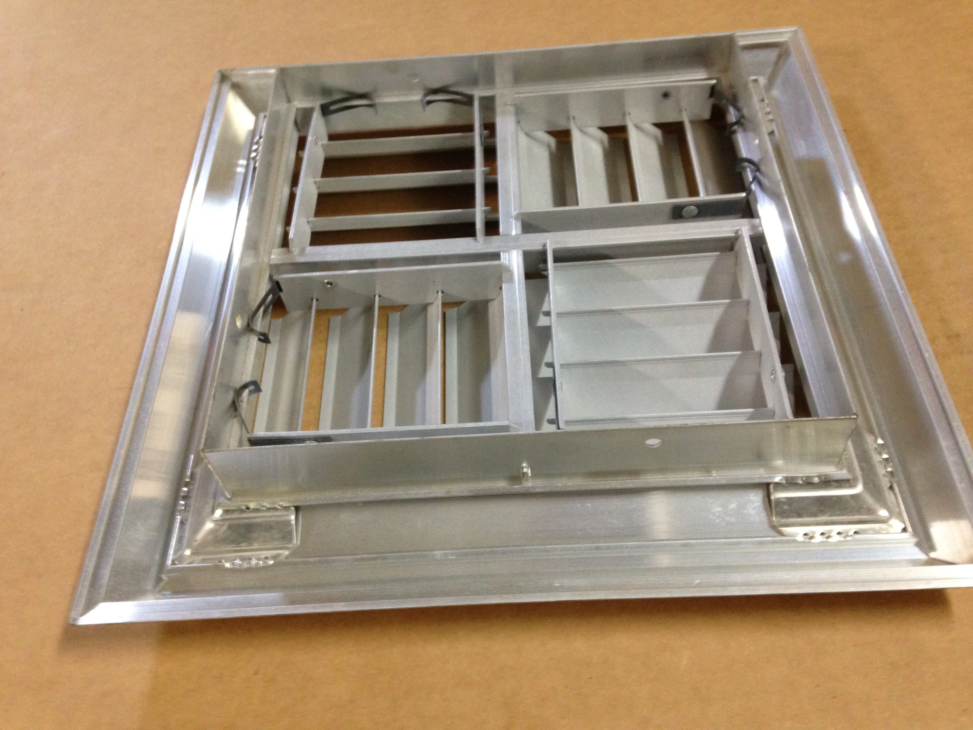 8" X 8" MODULAR DIFFUSER, ALUMINUM, WHITE - Image 3
