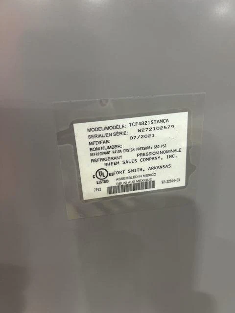 80,000 BTU Low NOx Down/Horz Gas Furnace 96%, 4 Ton 1-Stg SS AC 14 SEER and 4 Ton Multi Cased A Coil - Image 5