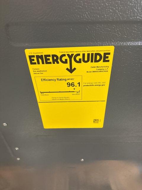 80,000 BTU Low NOx Single-Stage Upflow/Horizontal ECM Multi Speed Gas Furnace 96% 115/60/1 CFM: 2000 - Image 7