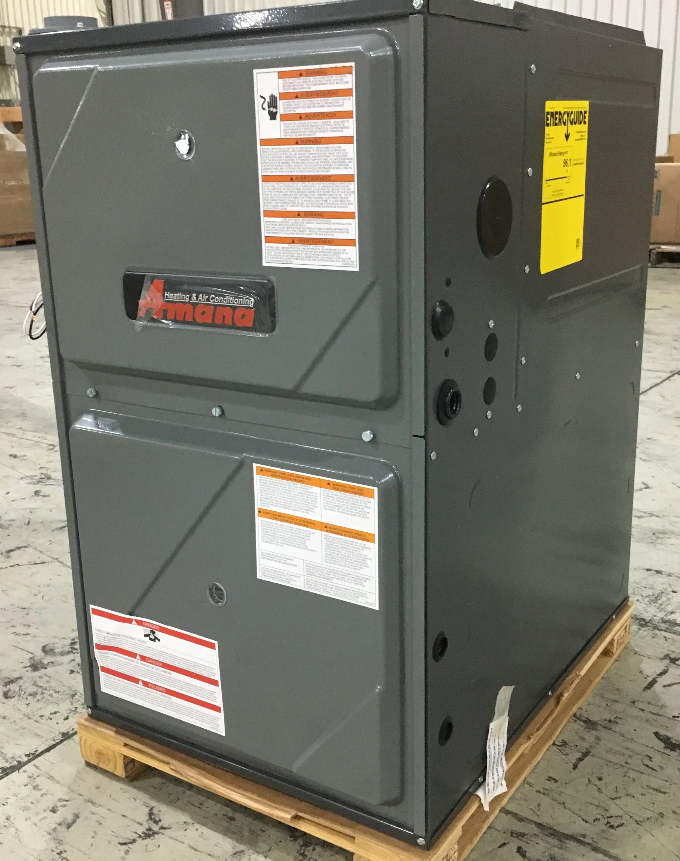 80,000 BTU SINGLE-STAGE UPFLOW/HORIZONTAL ECM MULTI SPEED GAS FURNACE 96% AFUE 115/60/1 CFM: 2000 - Image 2