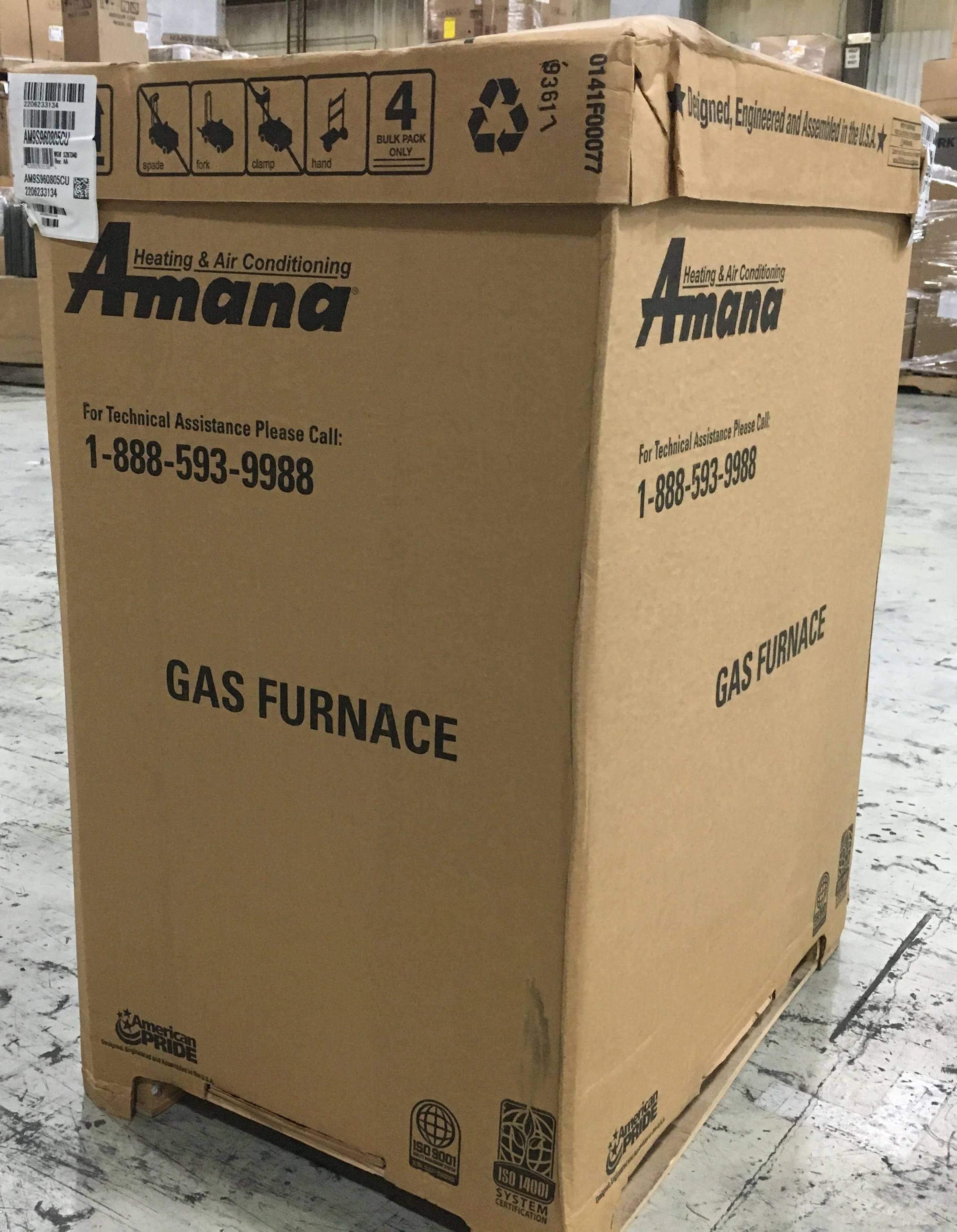 80,000 BTU SINGLE-STAGE UPFLOW/HORIZONTAL ECM MULTI SPEED GAS FURNACE 96% AFUE 115/60/1 CFM: 2000 - Image 6