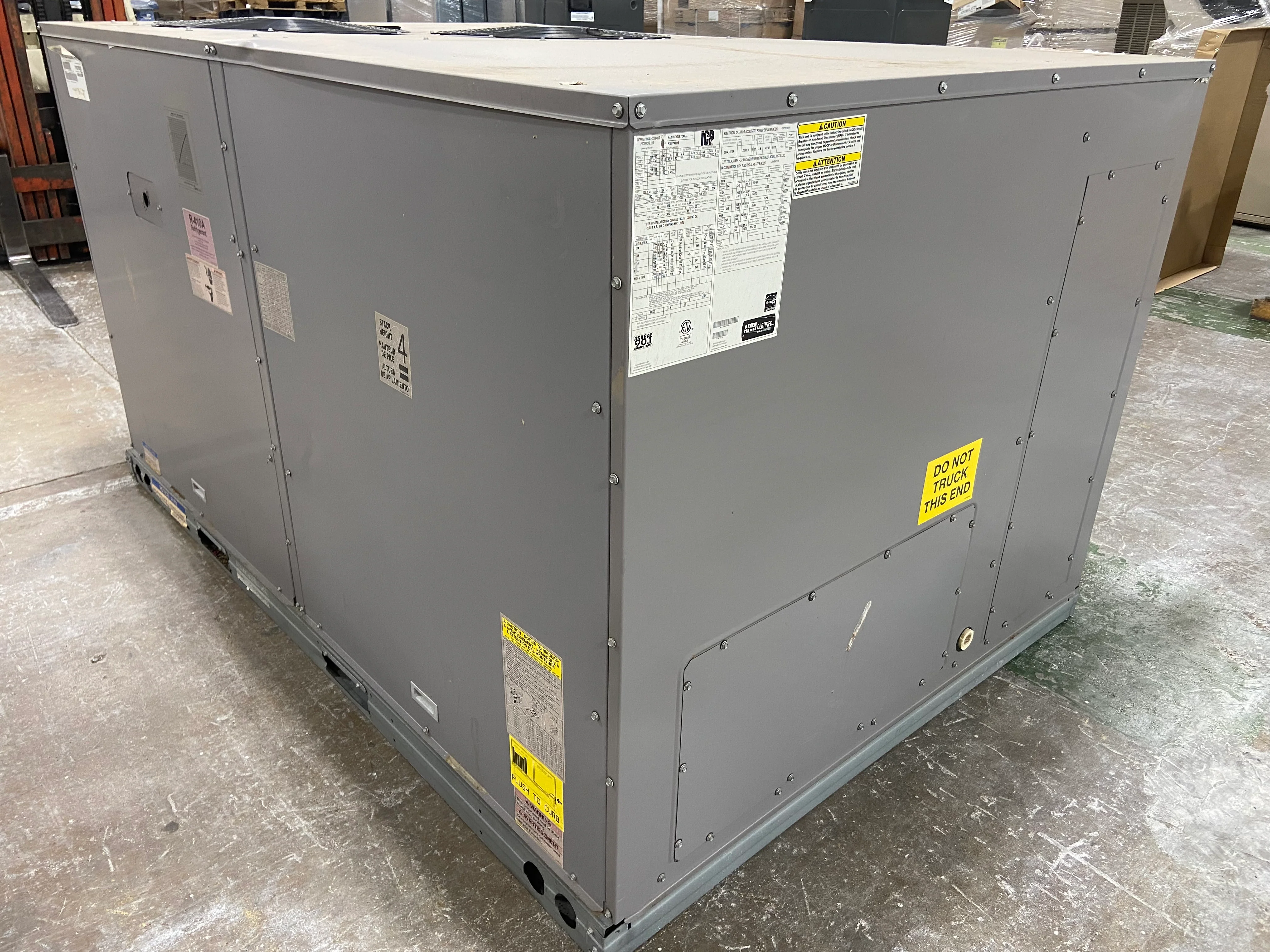 8.5TON CONVERTIBLE 2-STAGE ROOFTOP AC, 208-230/60/3 - Image 4