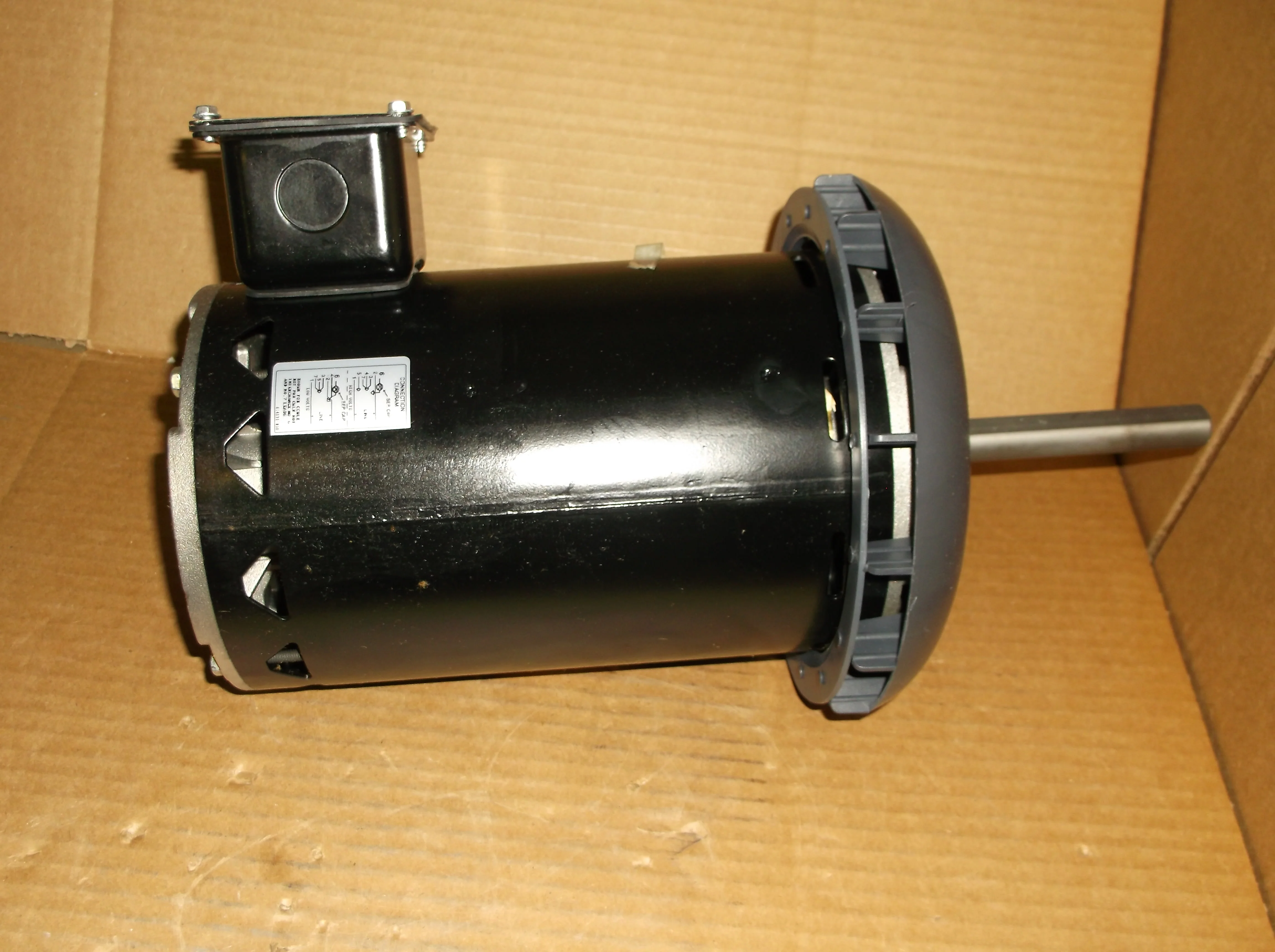 .8HP CONDENSER FAN MOTOR 200-230/460/60/1 RPM:1075/1-SPEED - Image 5