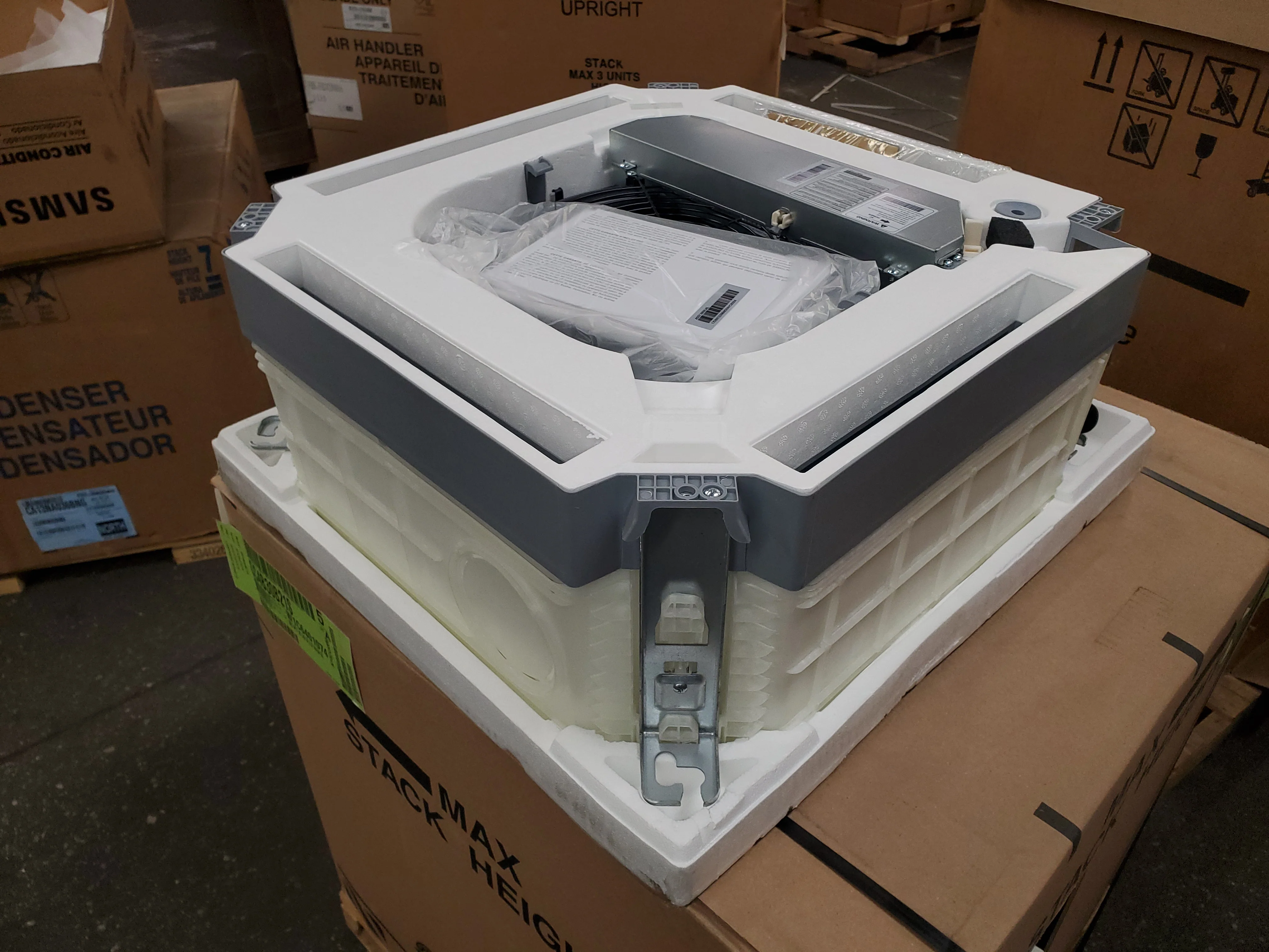 9,000 BTU Cassette Type Indoor Inverter Mini-Split Heat Pump, 208-230/60/1 R-410A - Image 3