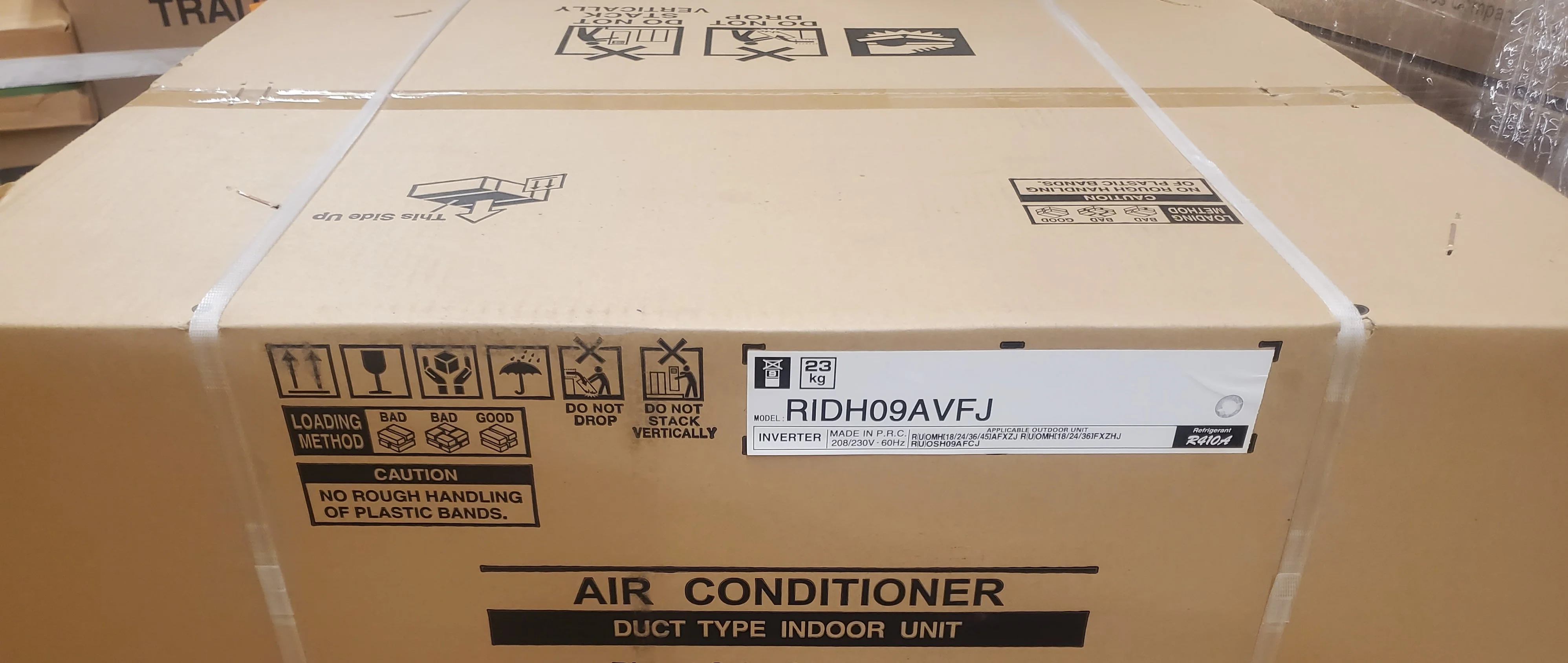 9,000 Btu 'Classic' Series Slim Duct Inverter ID Mini-Split Heat Pump , 21 Seer 208-230/60/1 R-410A - Image 8