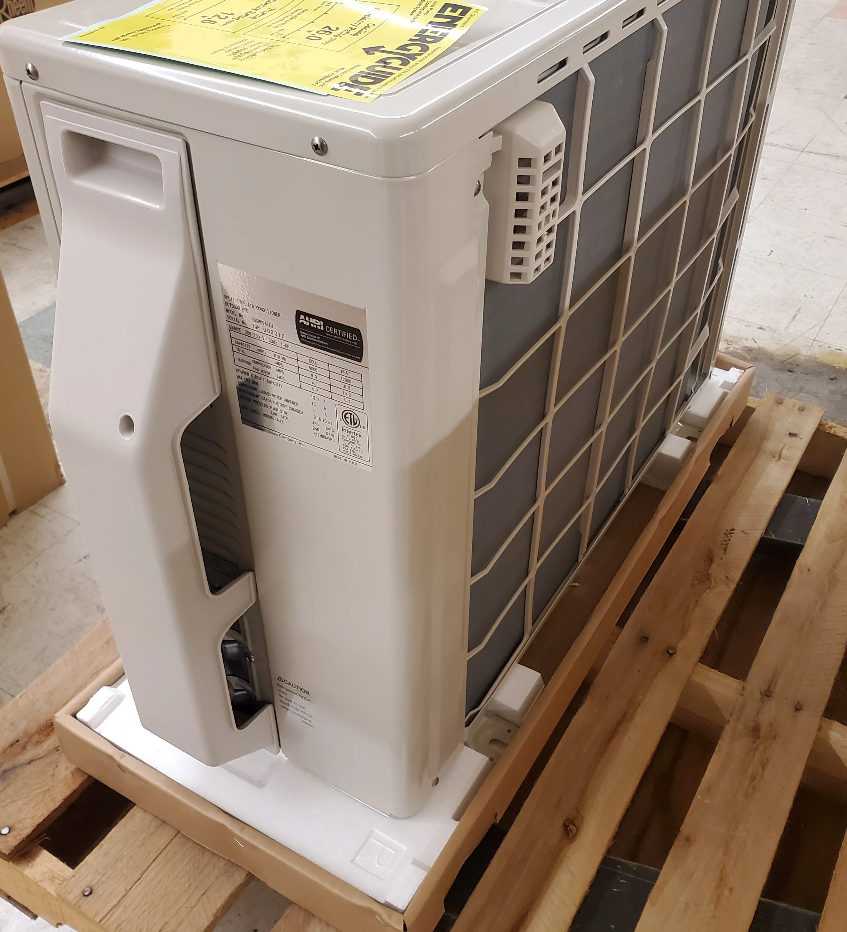 9,000 BTU "Prestige" Series Single-Zone Inverter Outdoor Mini-Split Heat Pump Unit, 208-230/60/1 - Image 4