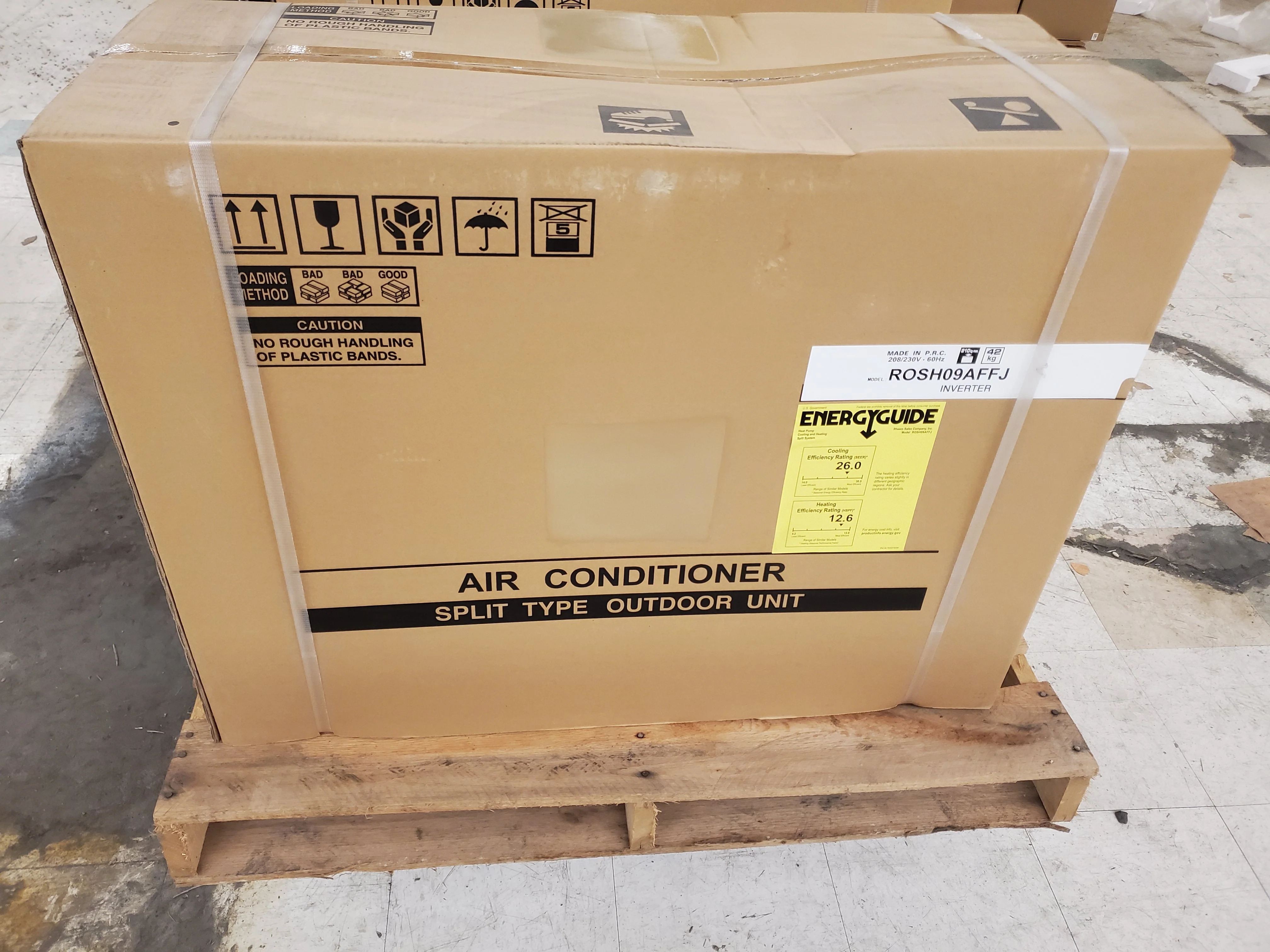 9,000 BTU "Prestige" Series Single-Zone Inverter Outdoor Mini-Split Heat Pump Unit, 208-230/60/1 - Image 6