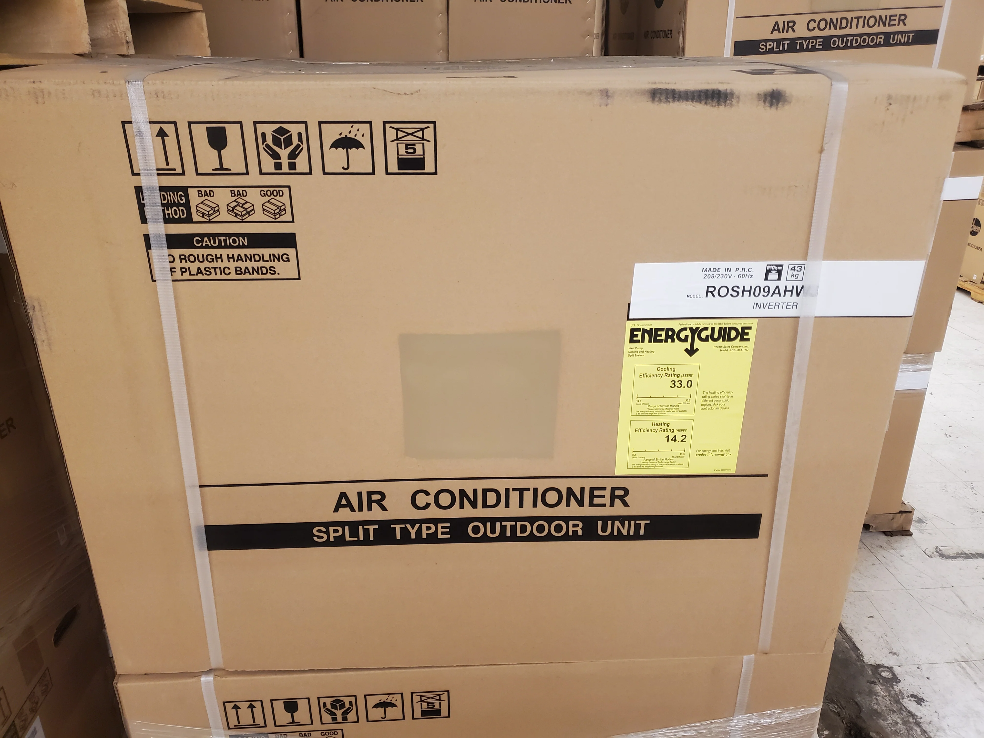 9,000 BTU Prestige Series Single-Zone Inverter Outdoor Mini-Split Heat Pump Unit - Image 6