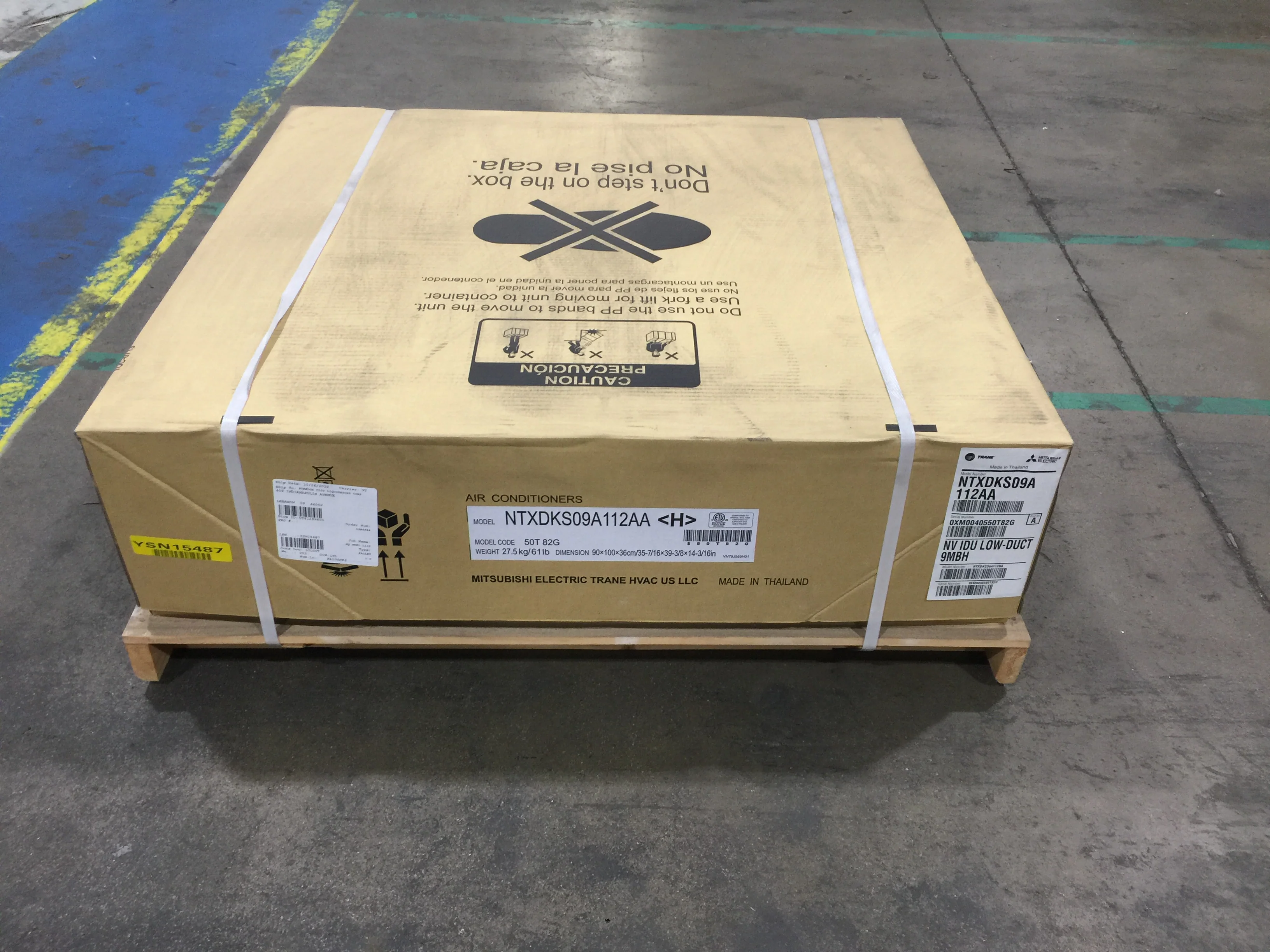 9,000 Btu Single Zone Indoor Horizontal Ducted Heat Pump Mini Split; 19 Seer, 208-230/60/1, R-410A - Image 11