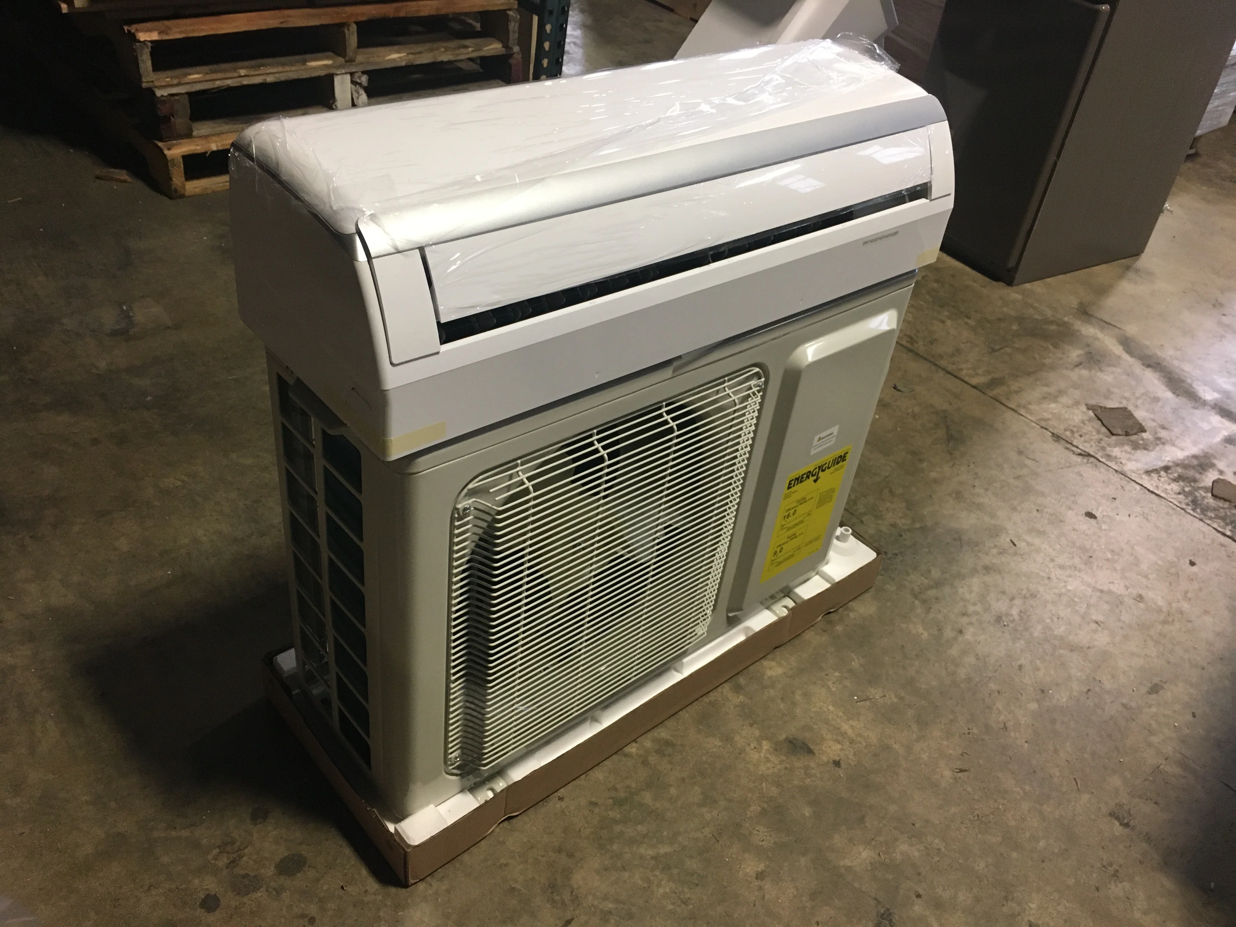 9,000 BTU Single Zone Mini Split Heat Pump Set, 16 SEER 115/60/1 R410A - Image 2