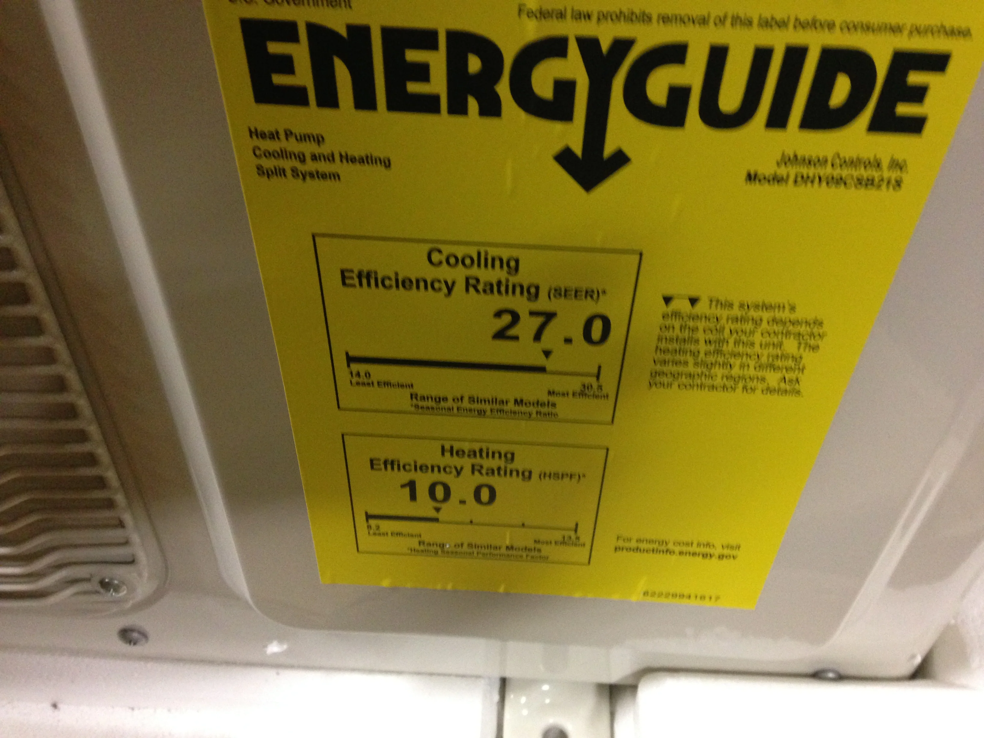 9,000 BTU Single Zone Mini-Split Heat Pump Outdoor Unit, 27 SEER, 208-230/60/1 R-410A - Image 6