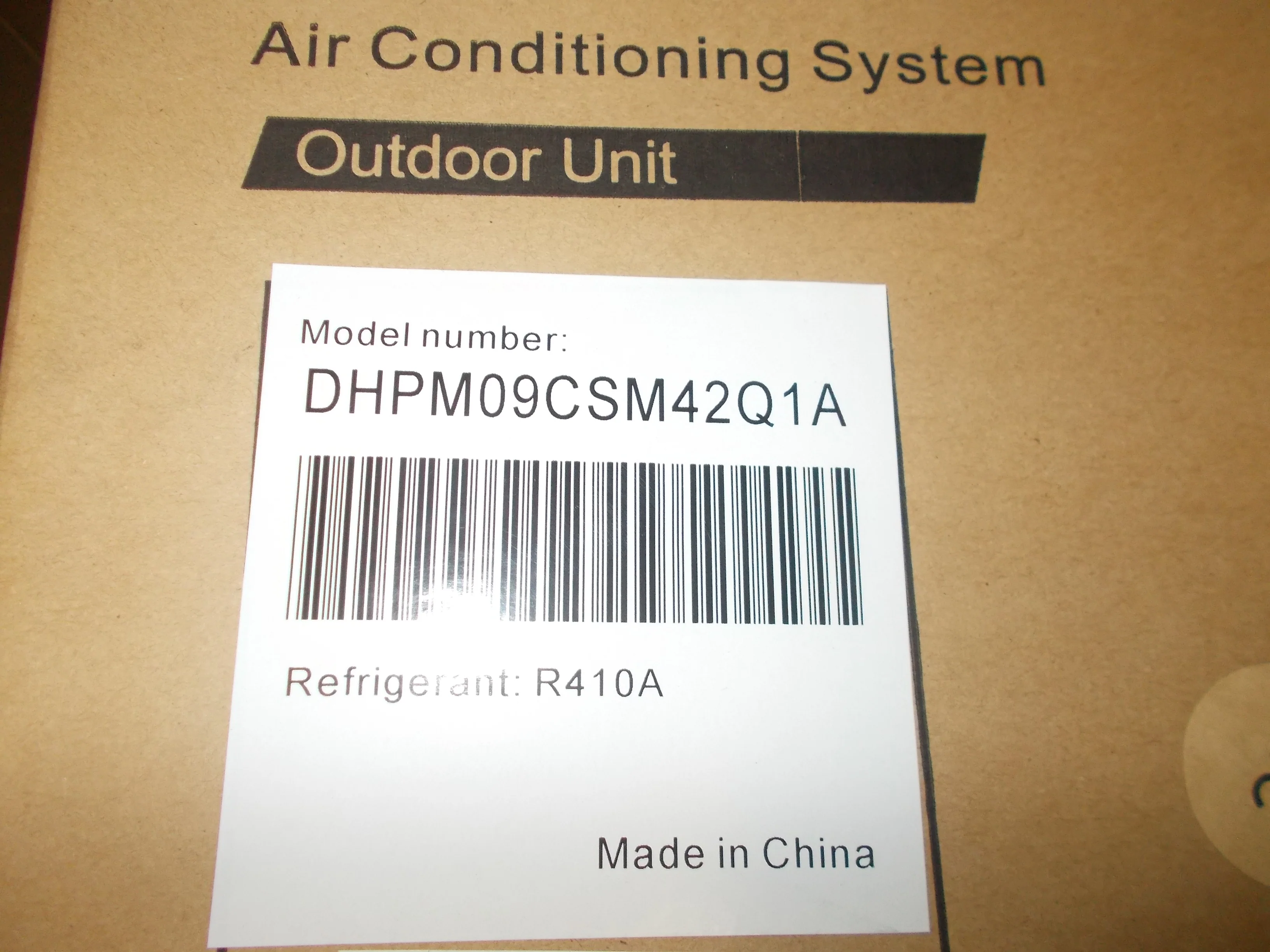 9,000 BTU Single Zone Outdoor Mini-Split Heat Pump Unit, 22 Seer 208-230/60/1 R-410A - Image 6