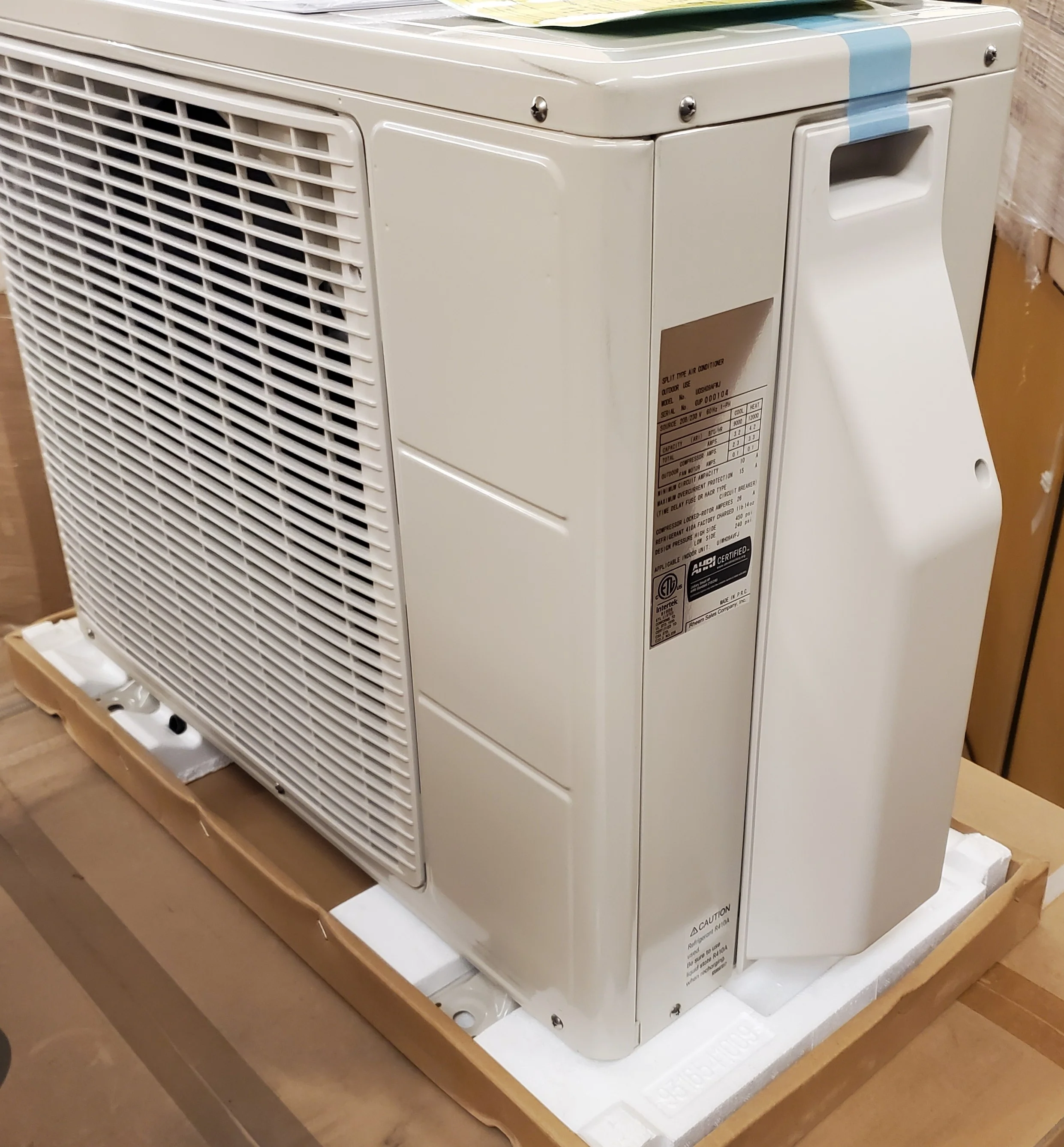 9,000 BTU Single-Zone Inverter Outdoor Mini-Split Heat Pump Unit, 208-230/60/1 R-410A 23 SEER - Image 3
