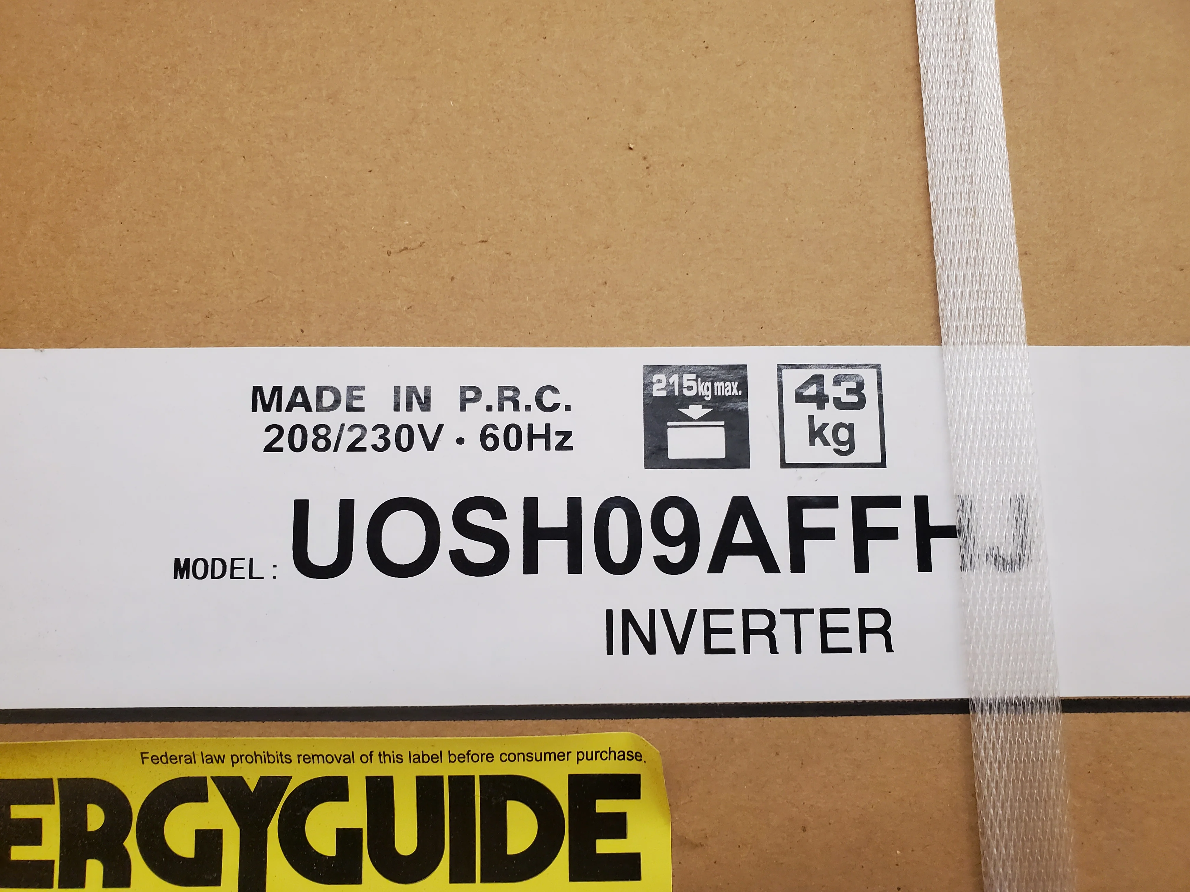 9,000 BTU Ultra Series Single-Zone Inverter Outdoor Mini-Split Heat Pump Unit - Image 6