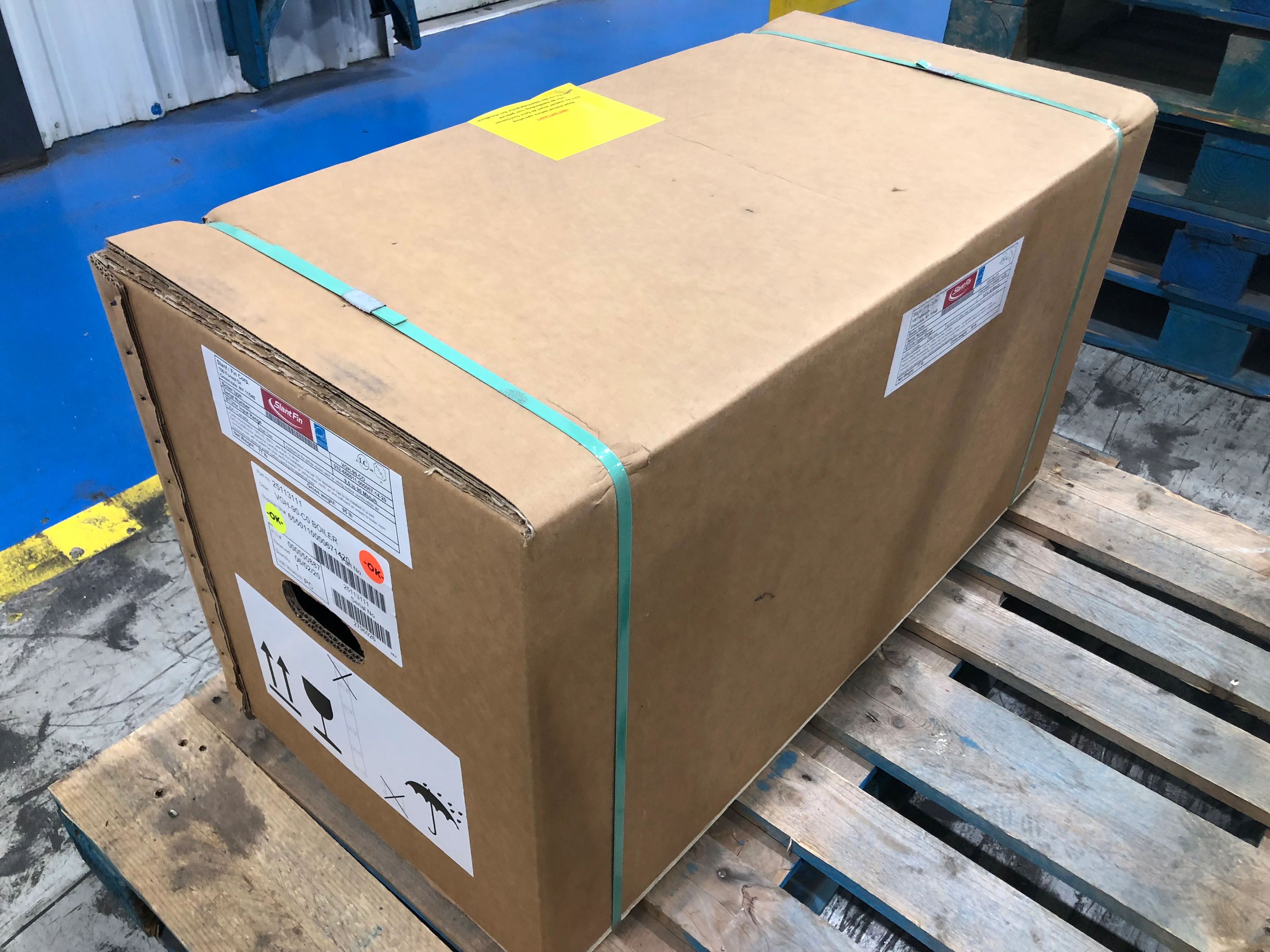 90,000 BTU Wall Mnt Stnl Steel Hi Eff Mod Cond Dir Vent Gas Hot Water Boiler, 95.2% 120/60/1 - Image 5