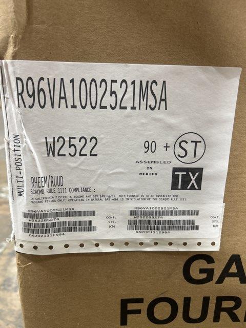 98,000 BTU 2-Stg Multiposition ECM Variable Speed Communicating Gas Furnace 96% 115/60/1 CFM: 1750 - Image 5