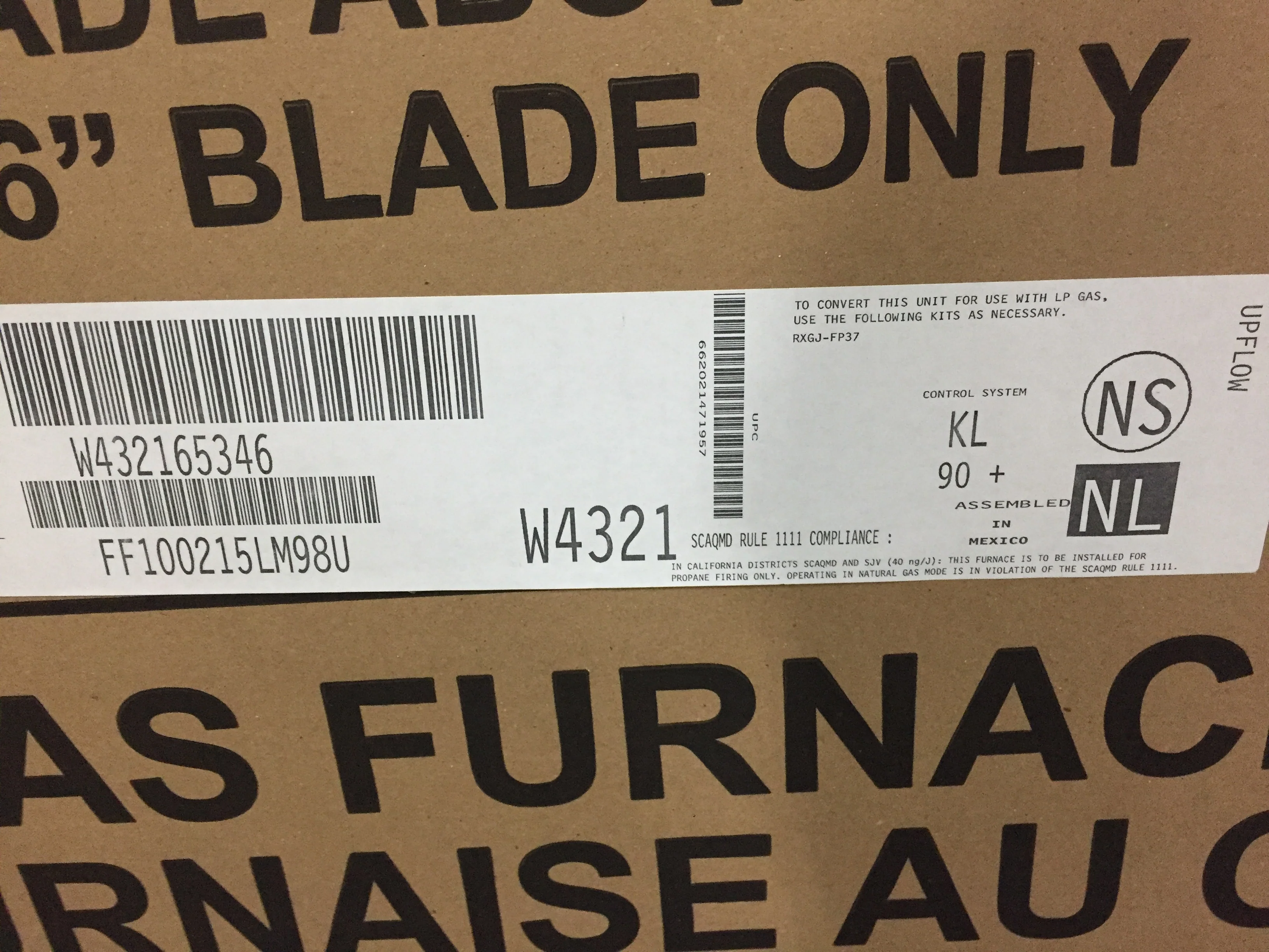 98,000 BTU 2 Stage Comm Compatible Up ECM Var Spd Gas Furnace 98% 115/60/1 CFM: 1750 - Image 7