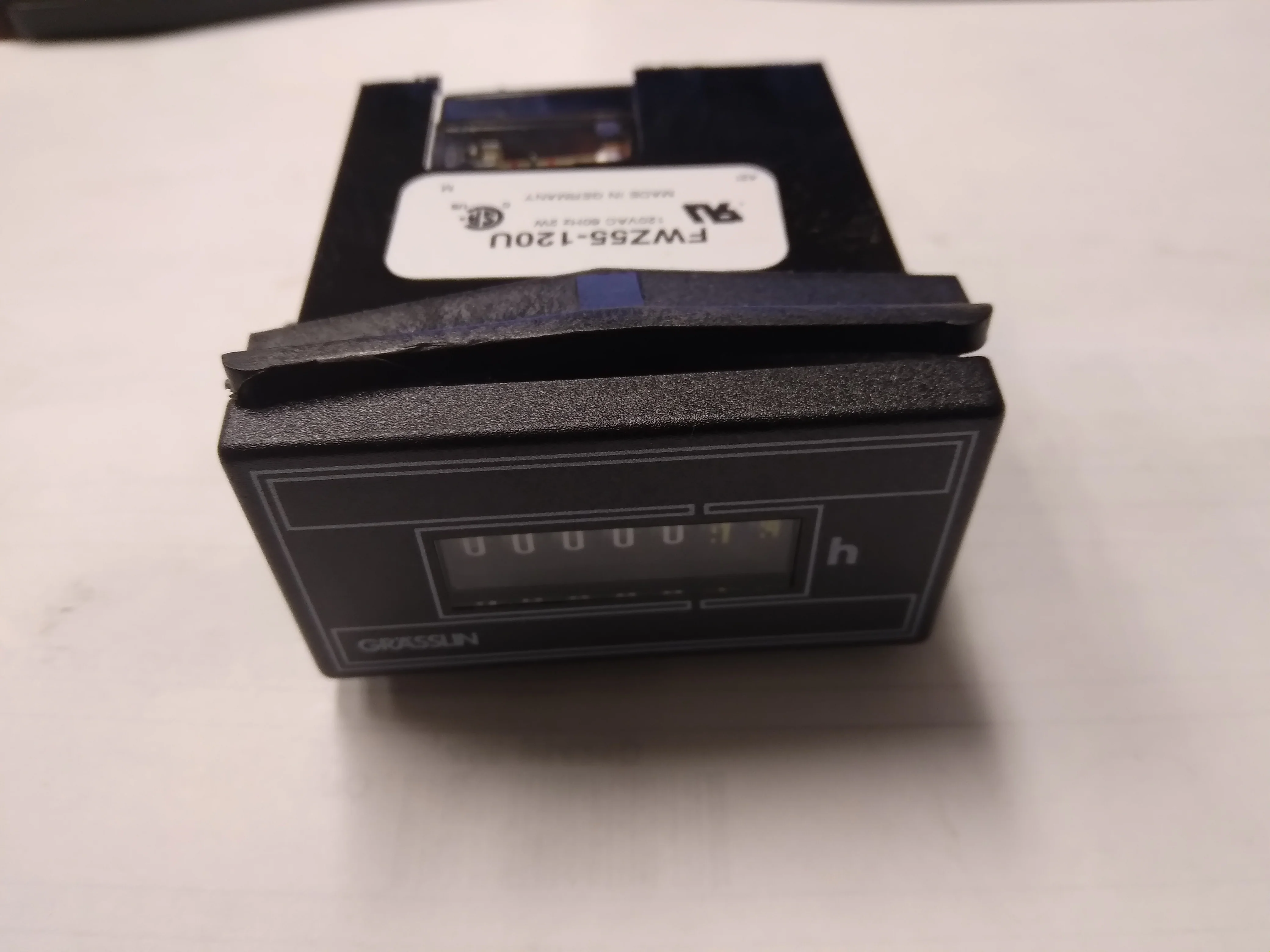 AC HOUR METER 120VAC 60HZ 2W