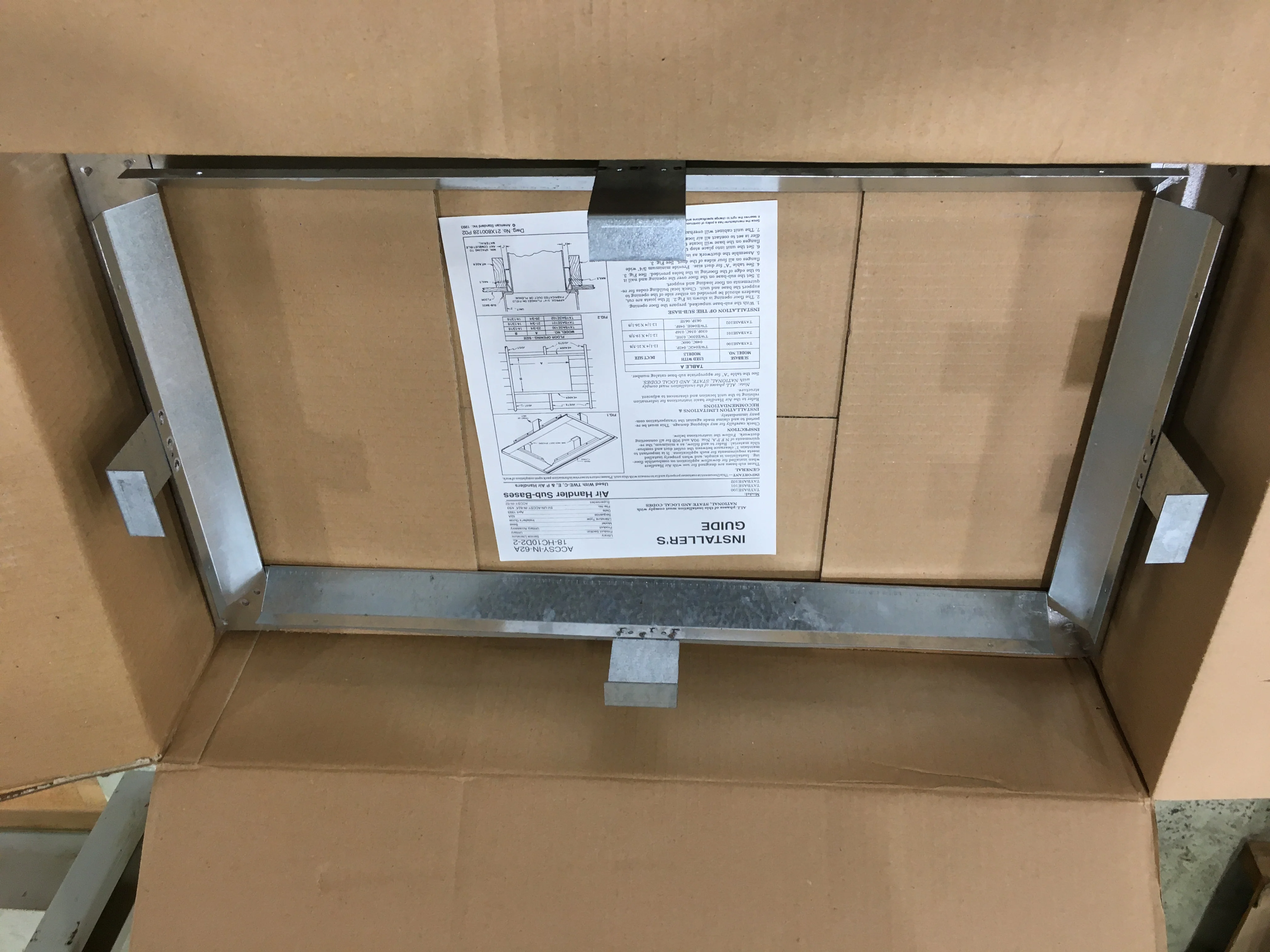 Air Handler Sub Base Downflow - Image 4