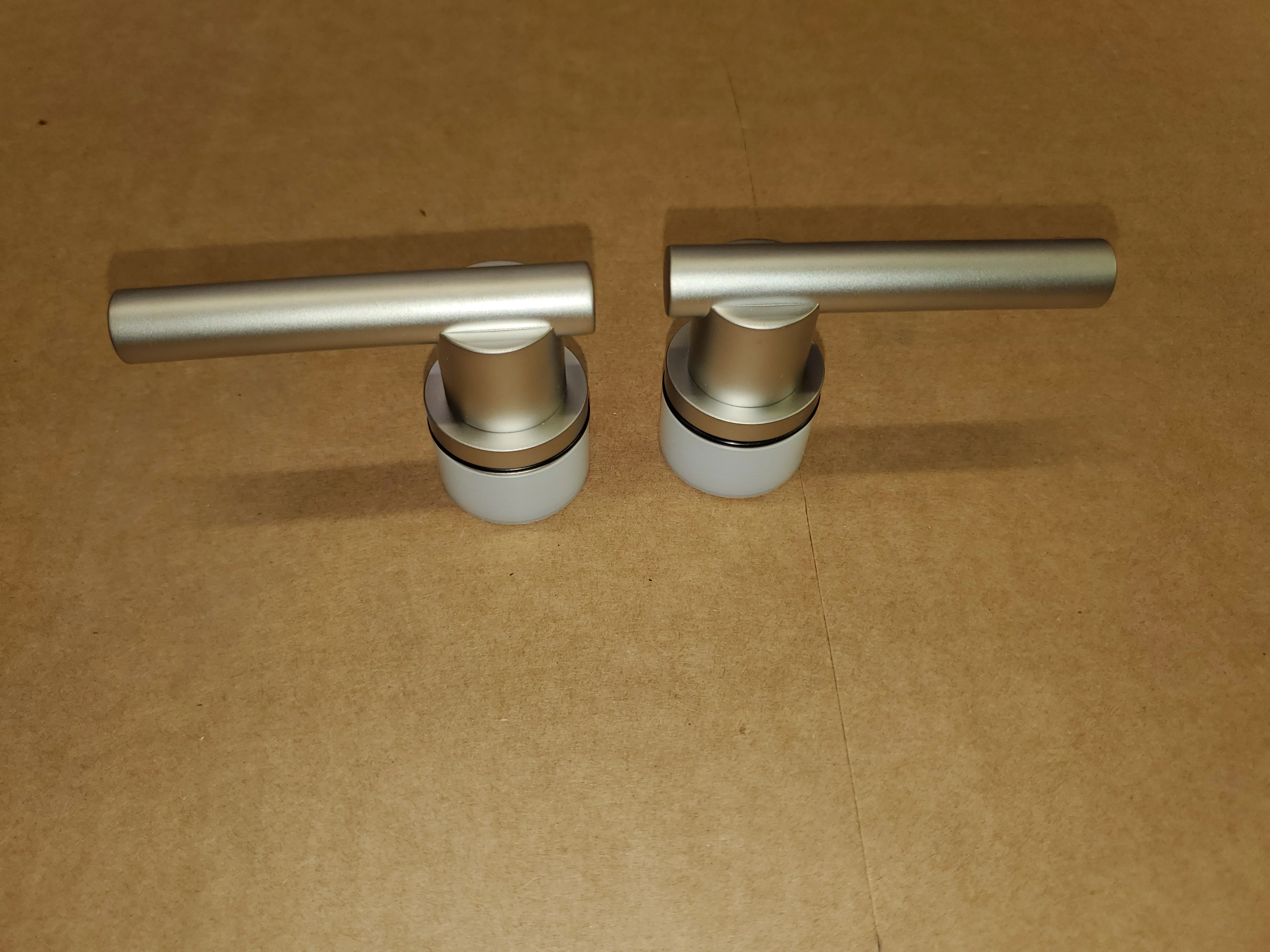 Atrio" Lever Handles Pair (Satin Nickel)" - Image 2