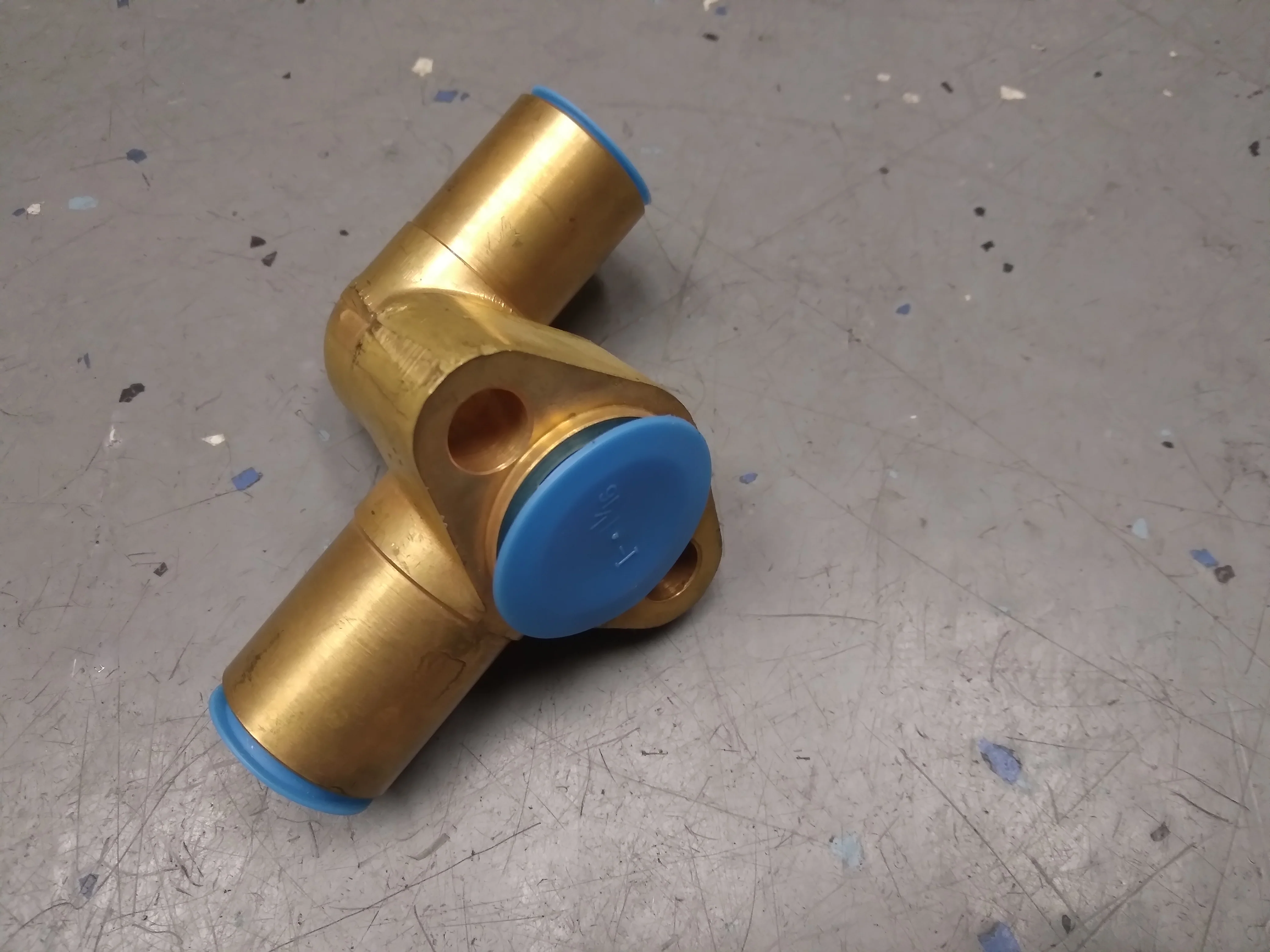 Balanced Ported TJR Flange 7/8" X 7/8" X 1" - Image 2