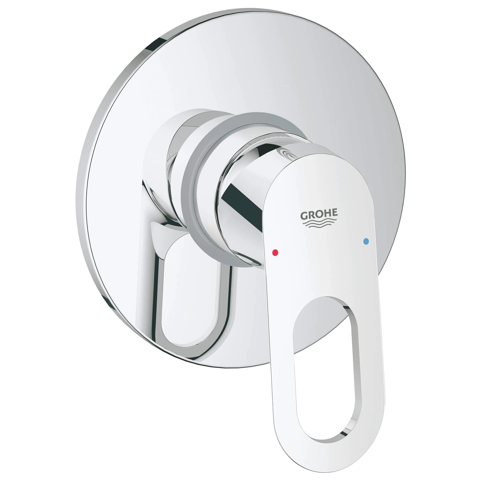 BauLoop Pressure Balance Valve Trim, Chrome
