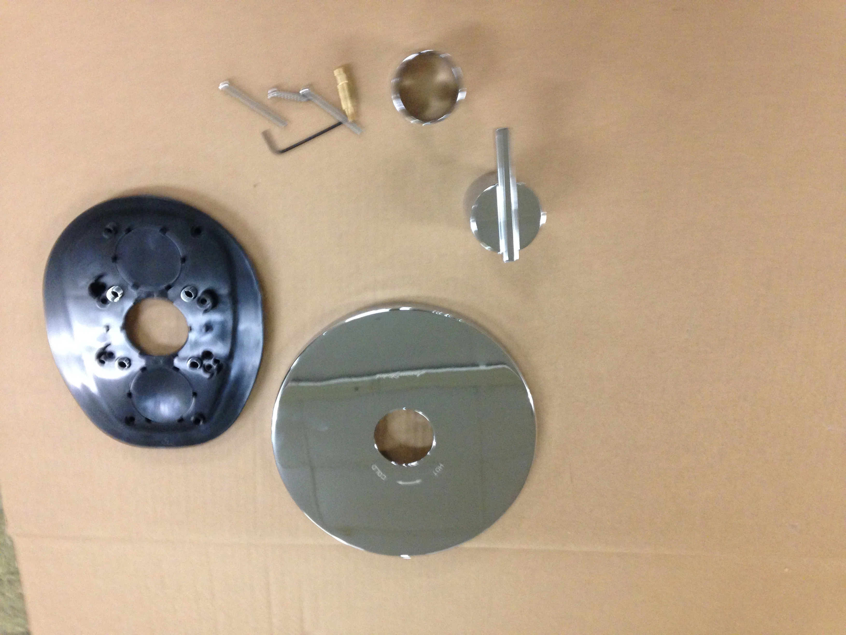 Berwick Central Thermostat Trim Kit-- Less Valve; Chrome - Image 2