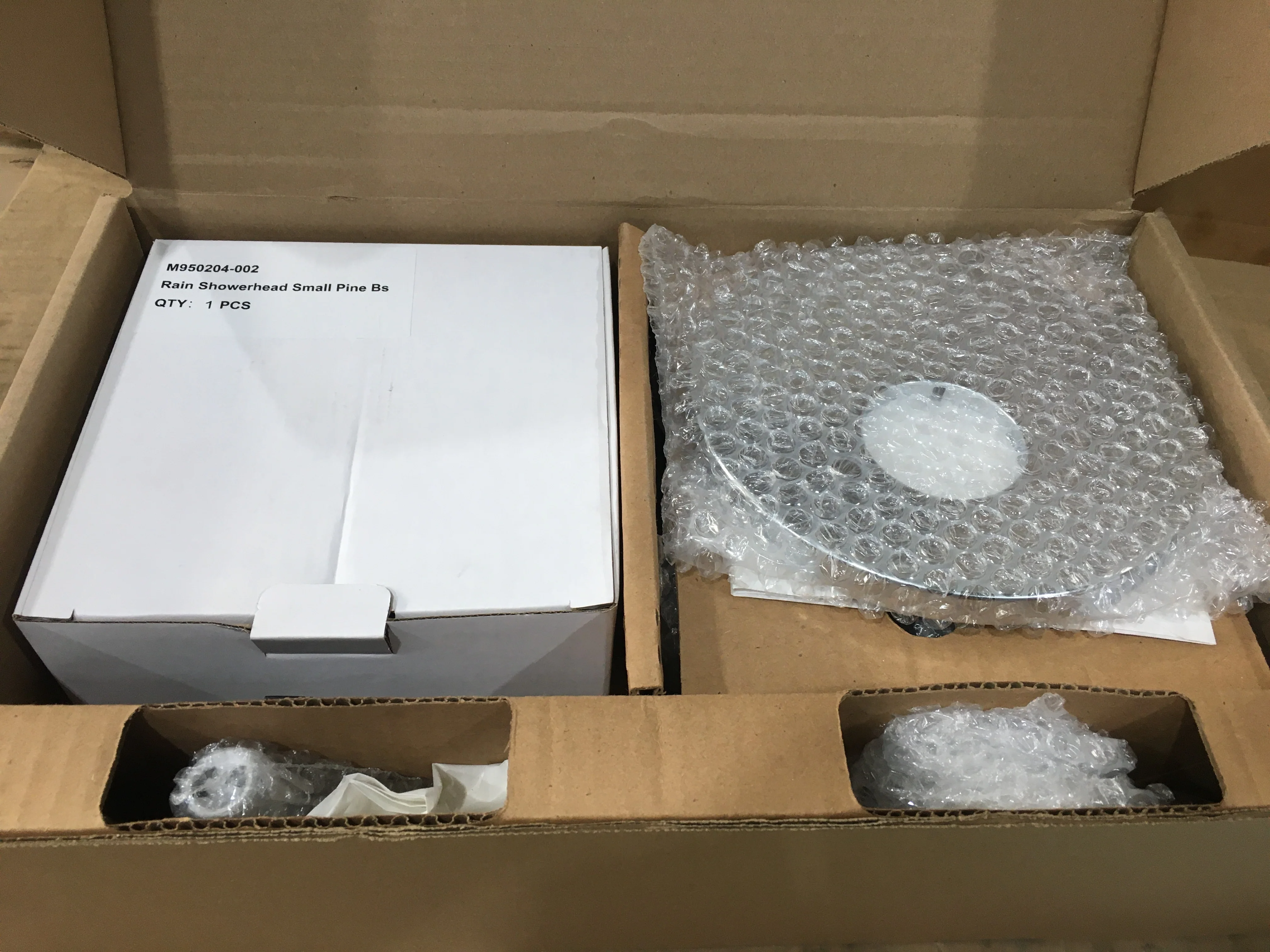 Berwick Tub And Shower Trim Kit With Rain Showerhead, Chrome - Image 2