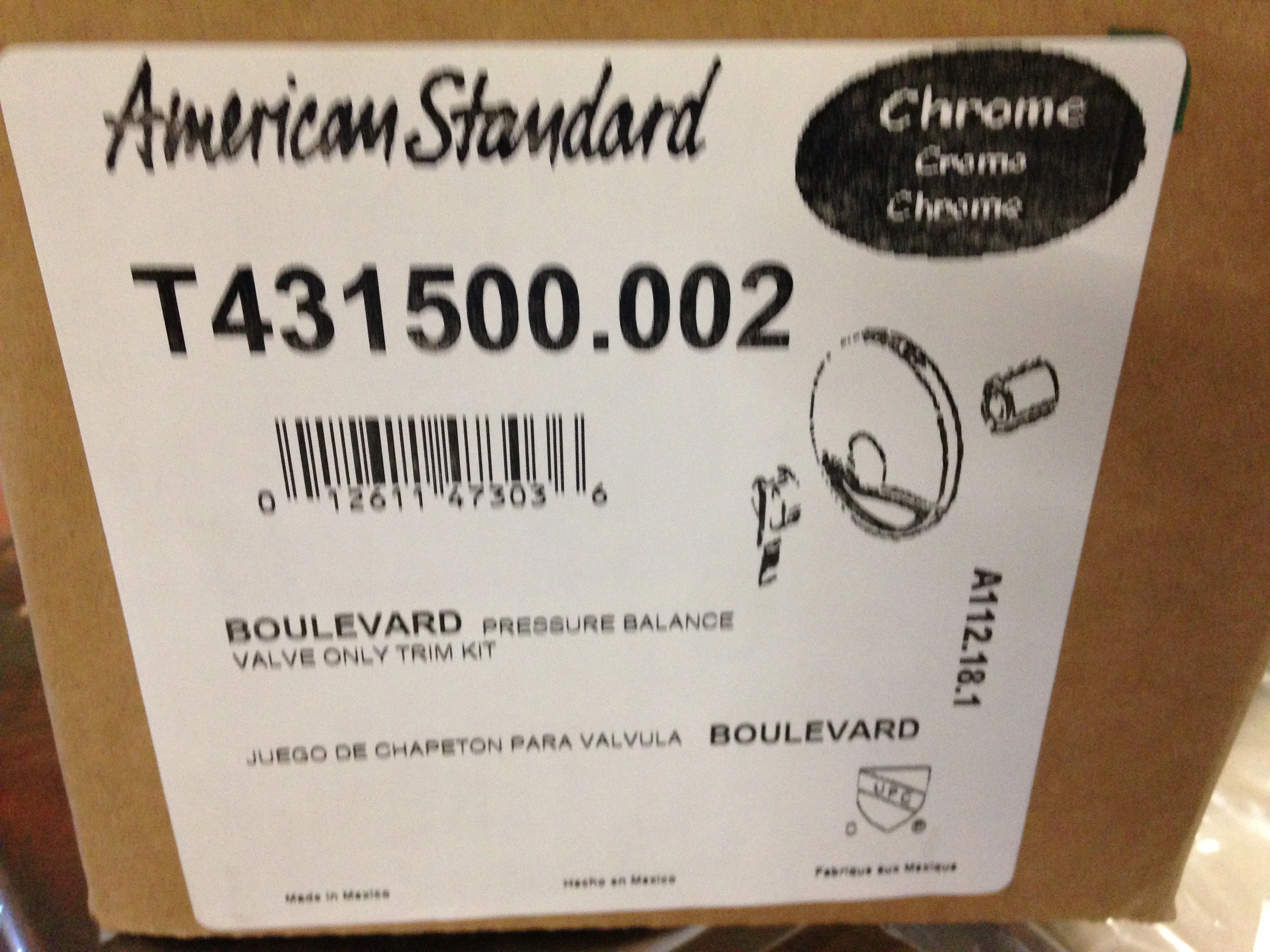 Boulevard Pressure Balance Handle Only Trim Kit - Image 3