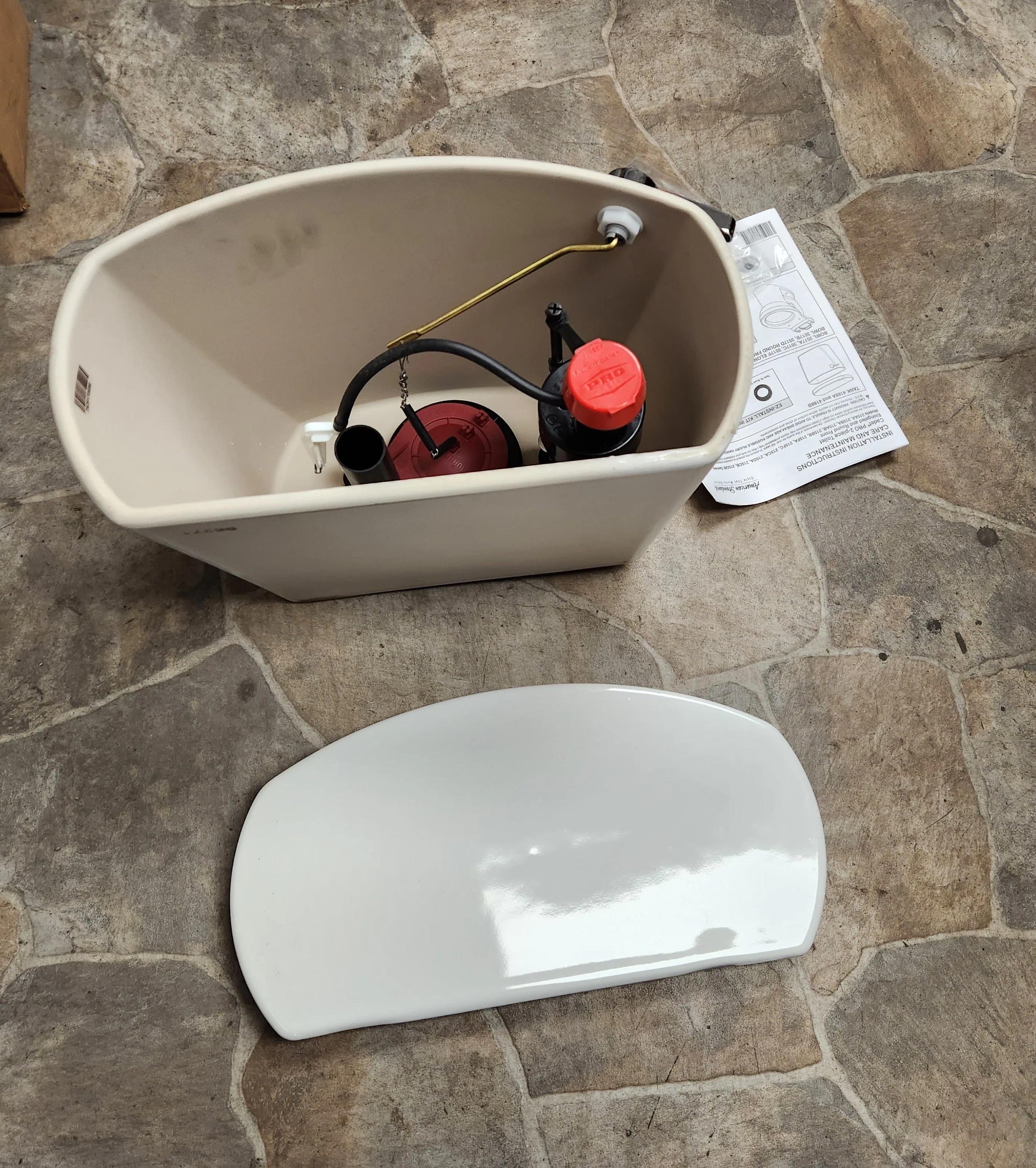 Cadet Pro Toilet Tank 1.28 GPF White - Image 3
